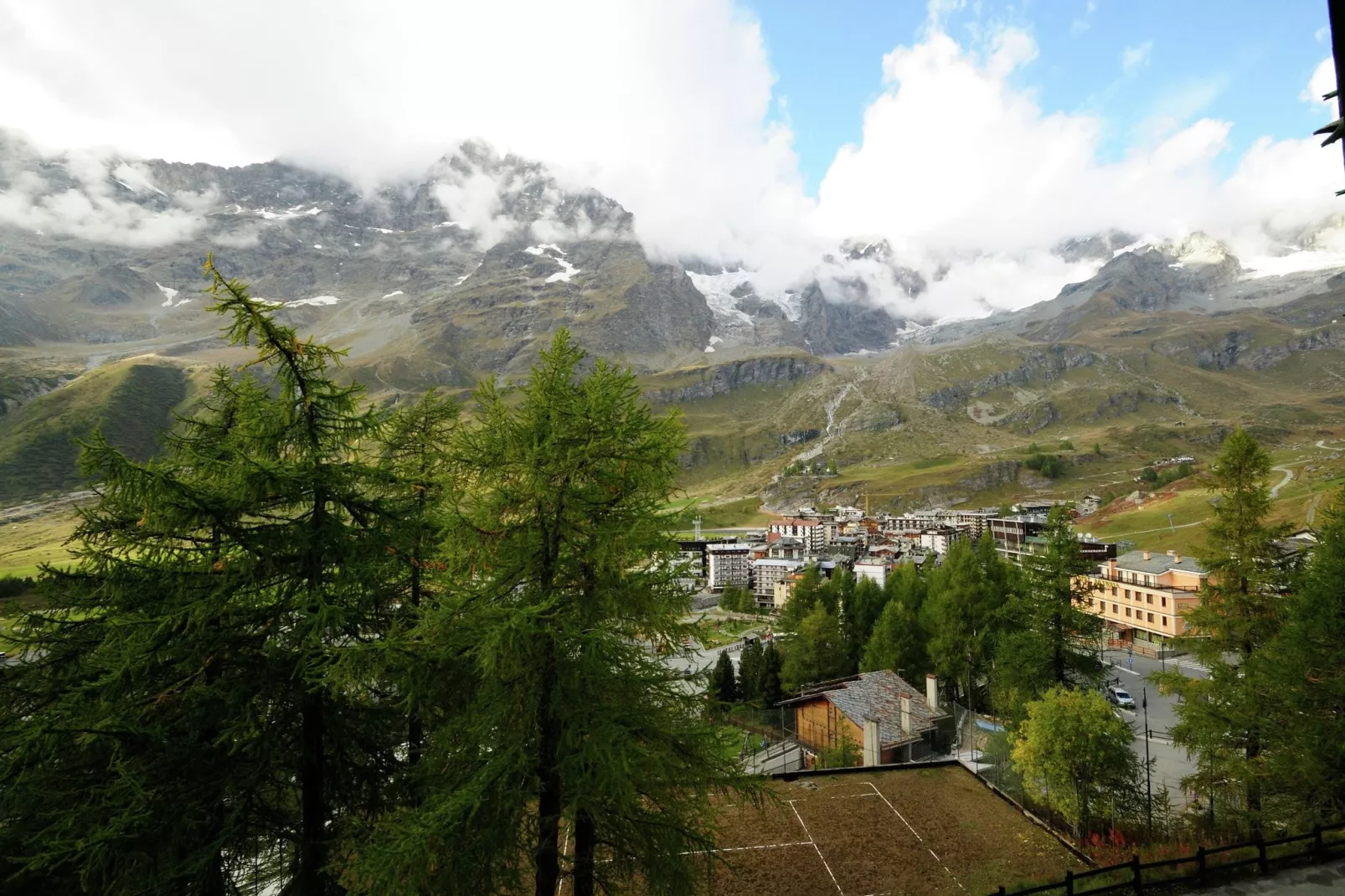 Residenza Cervinia 2P-Uitzicht winter