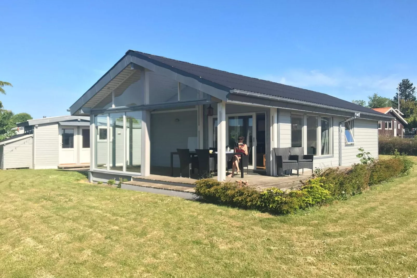 6 persoons vakantie huis in Rønde-Buitenlucht
