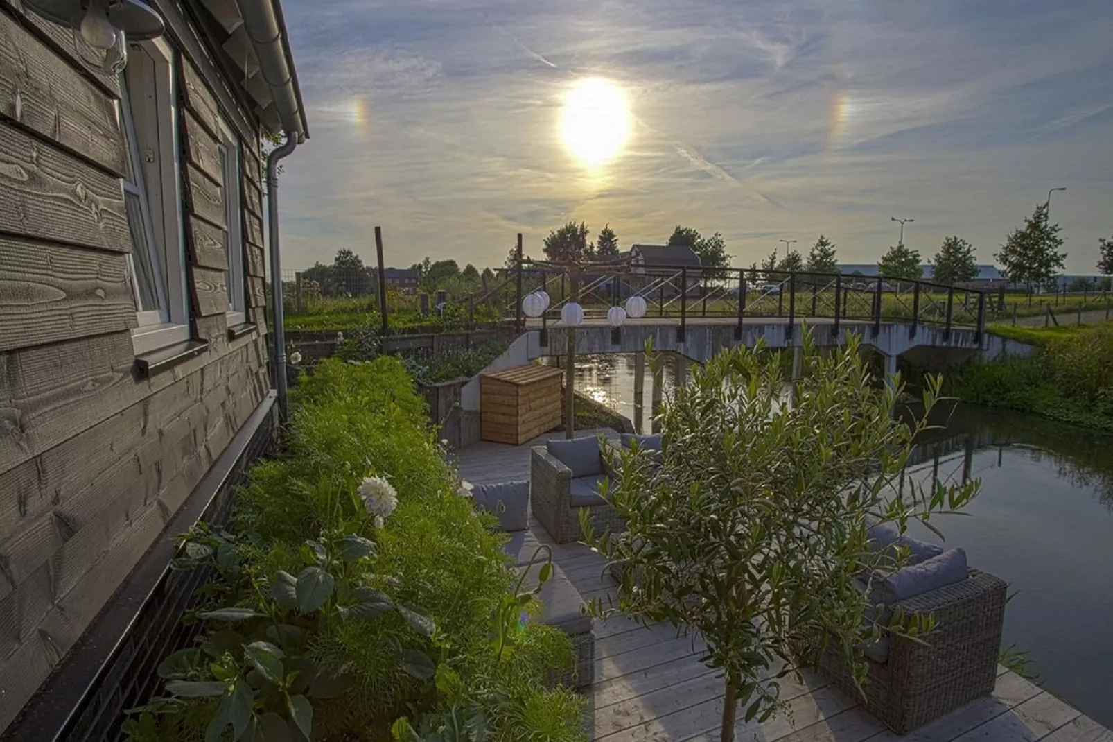 Vakantiehuis De Vlonder-Uitzicht zomer