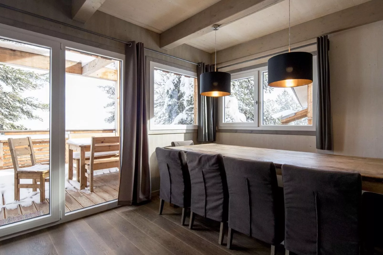 Holiday resort Alpenpark Turracher Höhe, Turracher Höhe-Haus A-Eetkamer