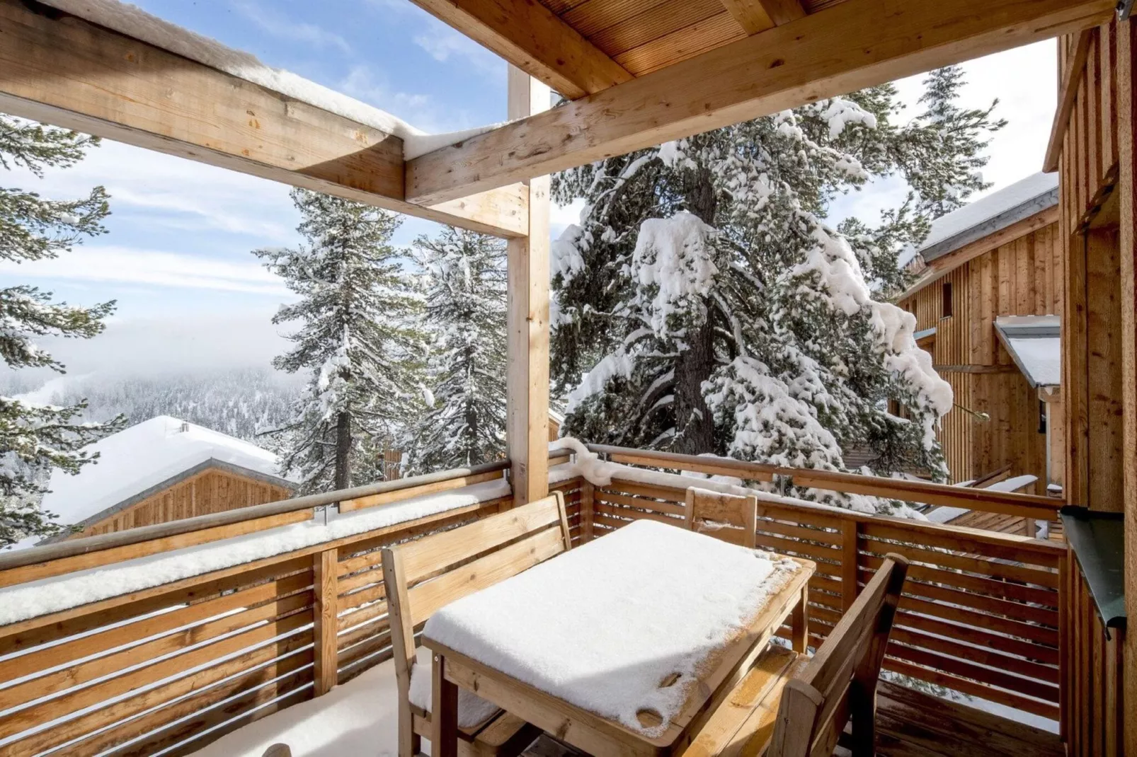 Holiday resort Alpenpark Turracher Höhe, Turracher Höhe-Haus A-Terrasbalkon