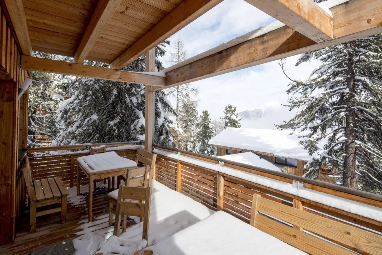 Holiday resort Alpenpark Turracher Höhe, Turracher Höhe-Haus A-Terrasbalkon