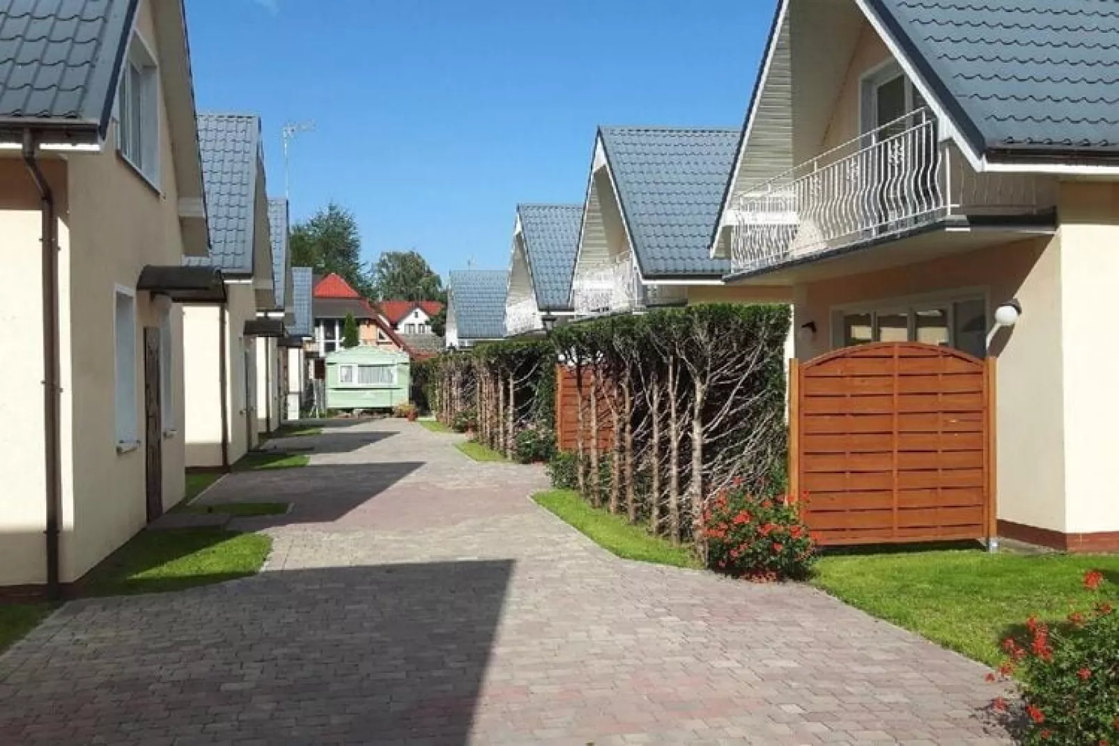 Domki wypoczynkowe Niechorze-Buitenkant zomer