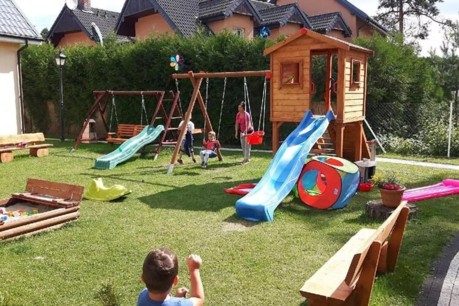Domki wypoczynkowe Niechorze-Tuinen zomer