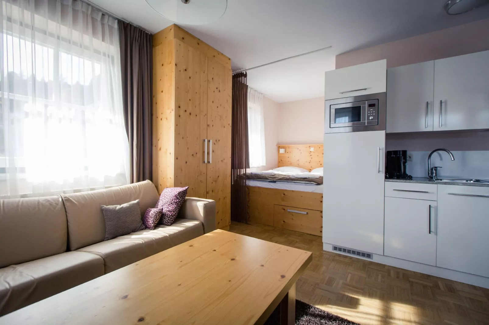 Alpenpark Turrach App3-Woonkamer