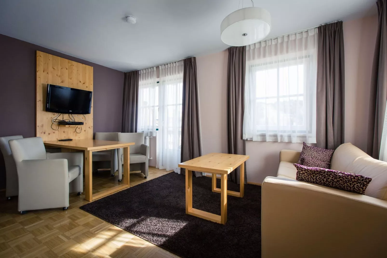 Alpenpark Turrach App3-Woonkamer