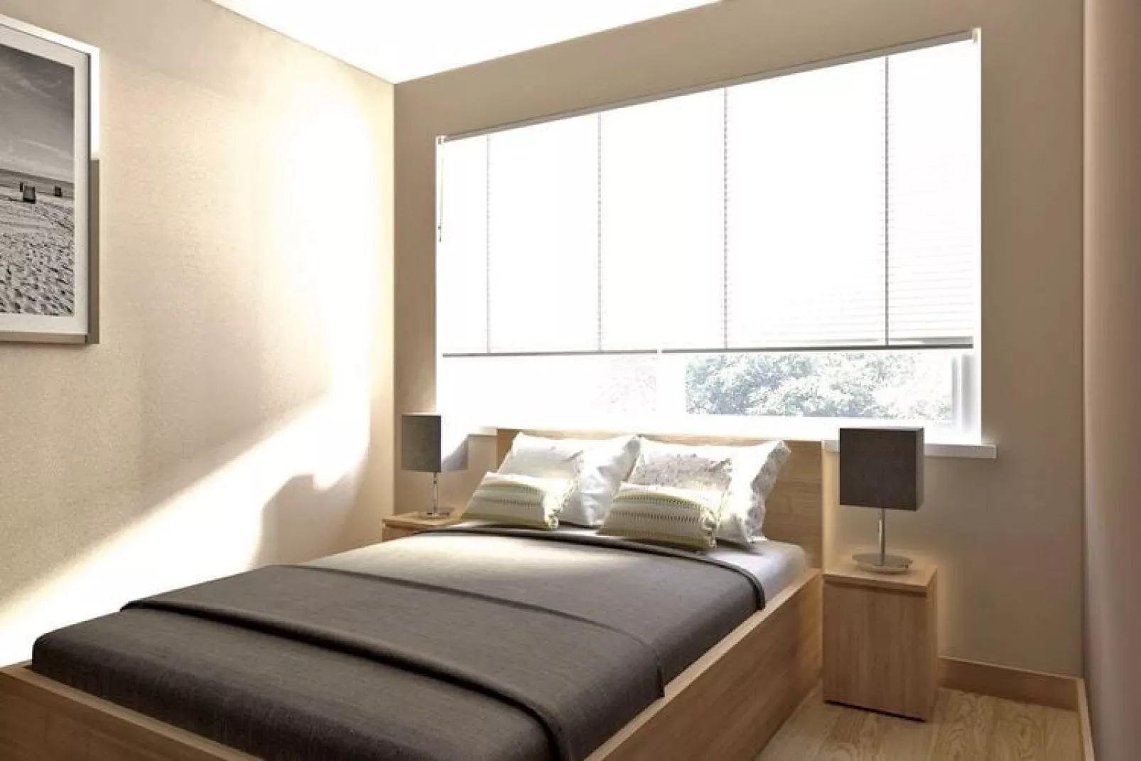 Apartamenty 4-osobowe Niechorze-Slaapkamer
