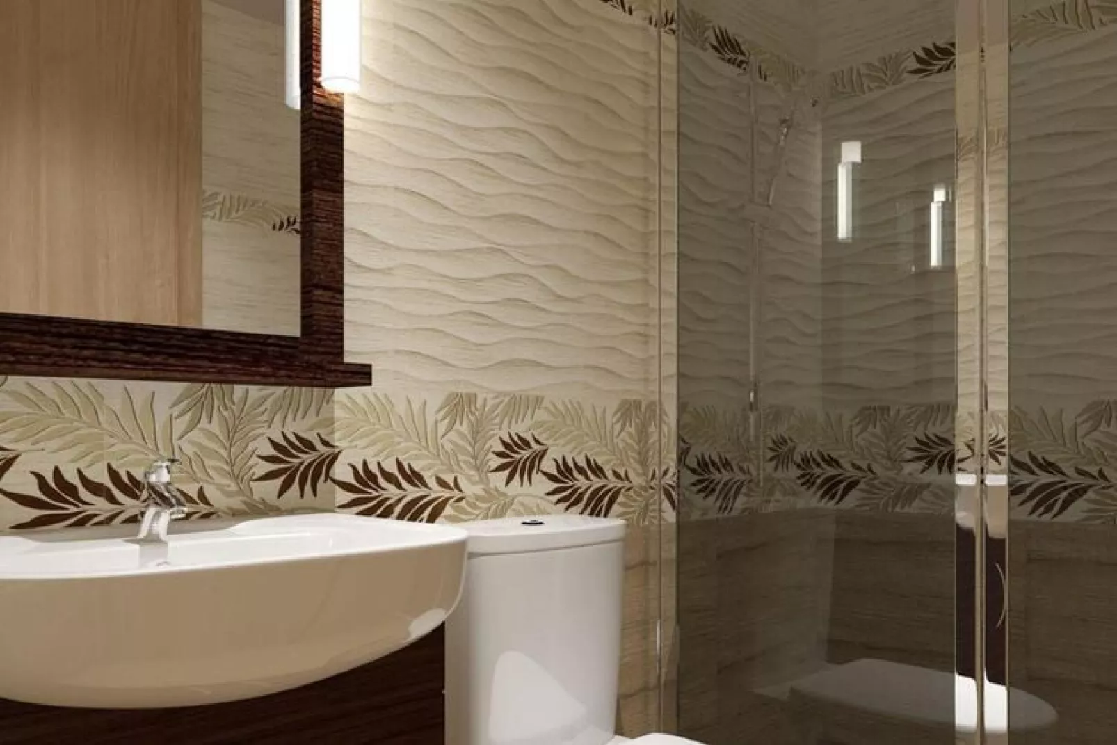 Apartamenty 4-osobowe Niechorze-Badkamer