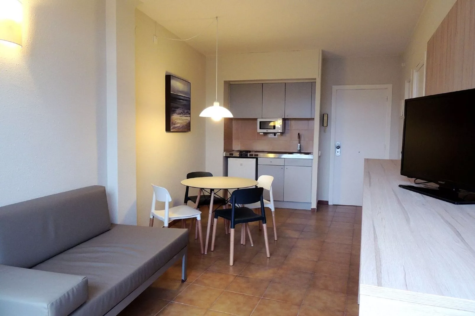 Aparthotel Tossa Park - Apartment-Woonkamer