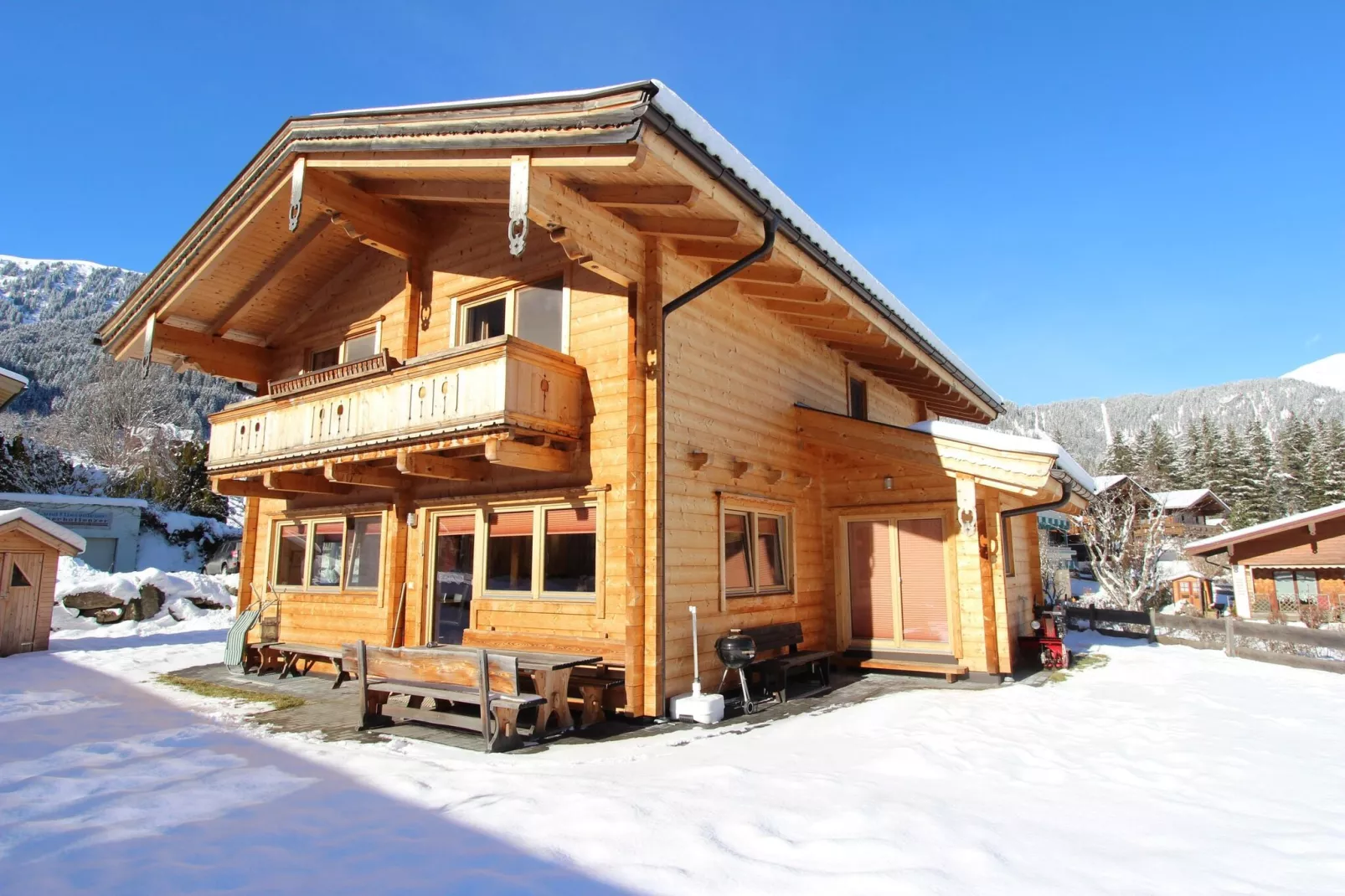 Chalet Wasserfall-Exterieur winter