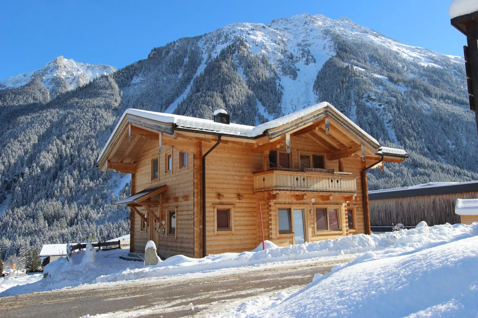 Chalet Wasserfall-Exterieur winter