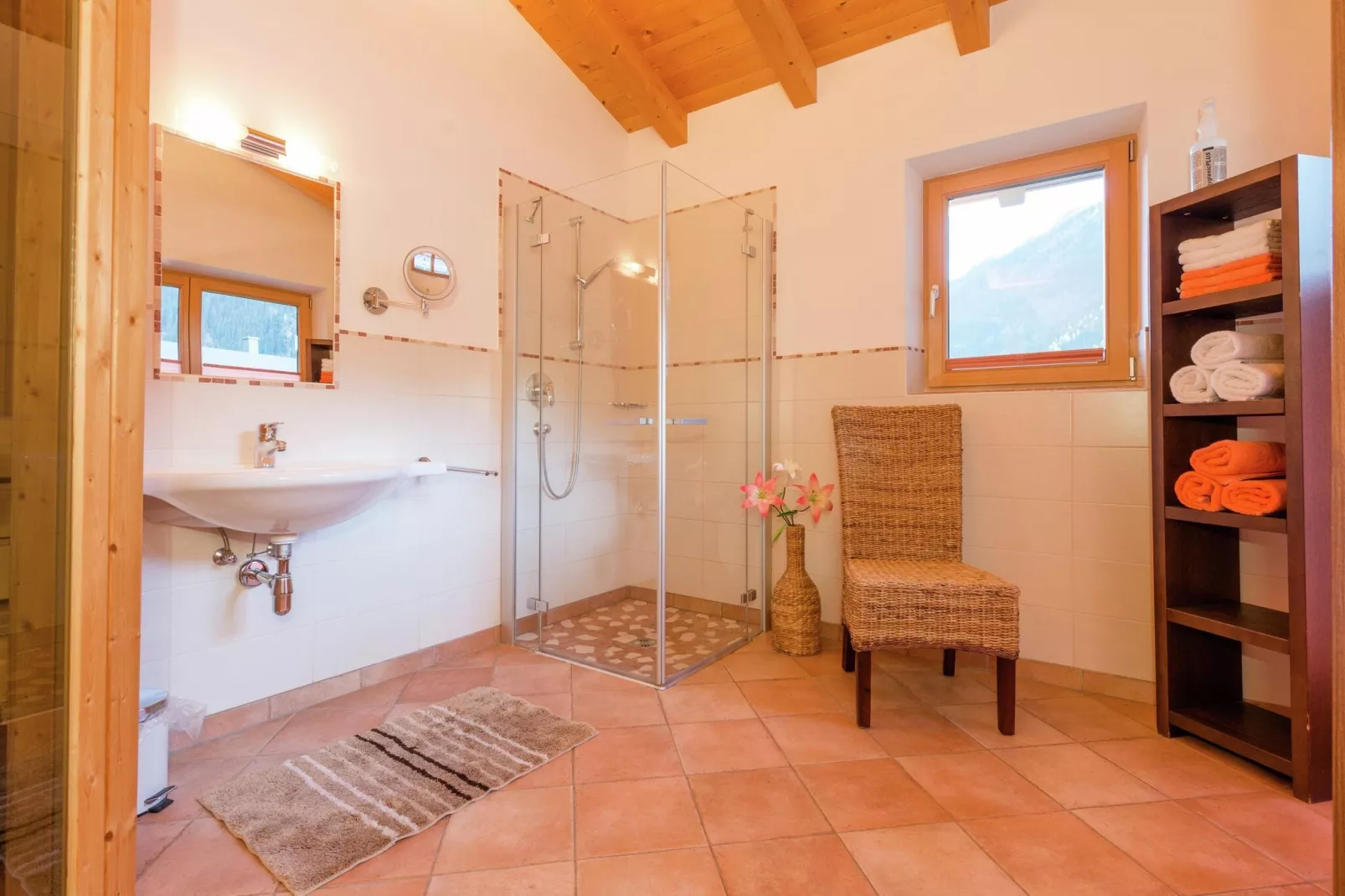 Chalet Wasserfall-Badkamer