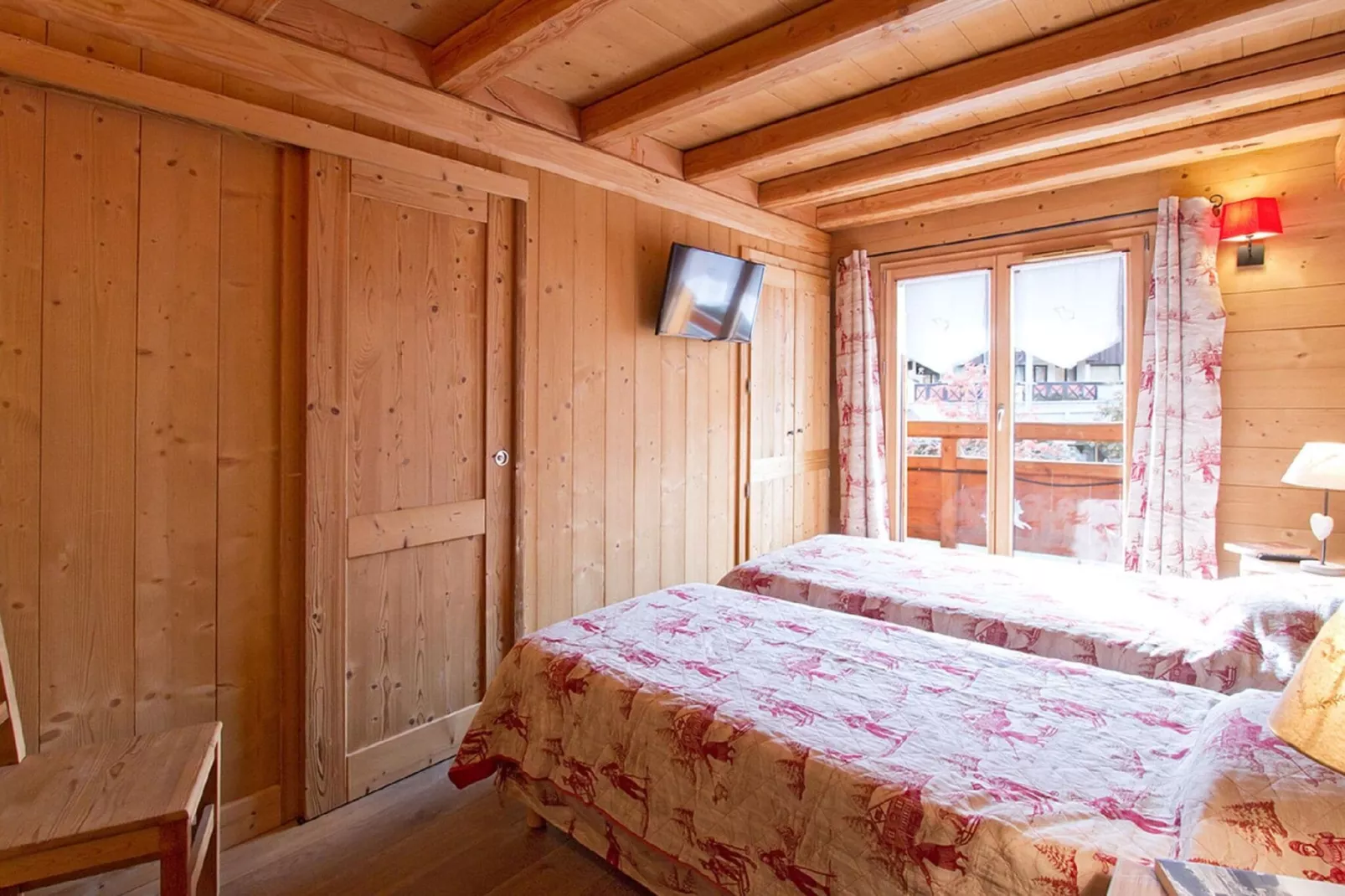 Chalet Le Loup Lodge-Slaapkamer