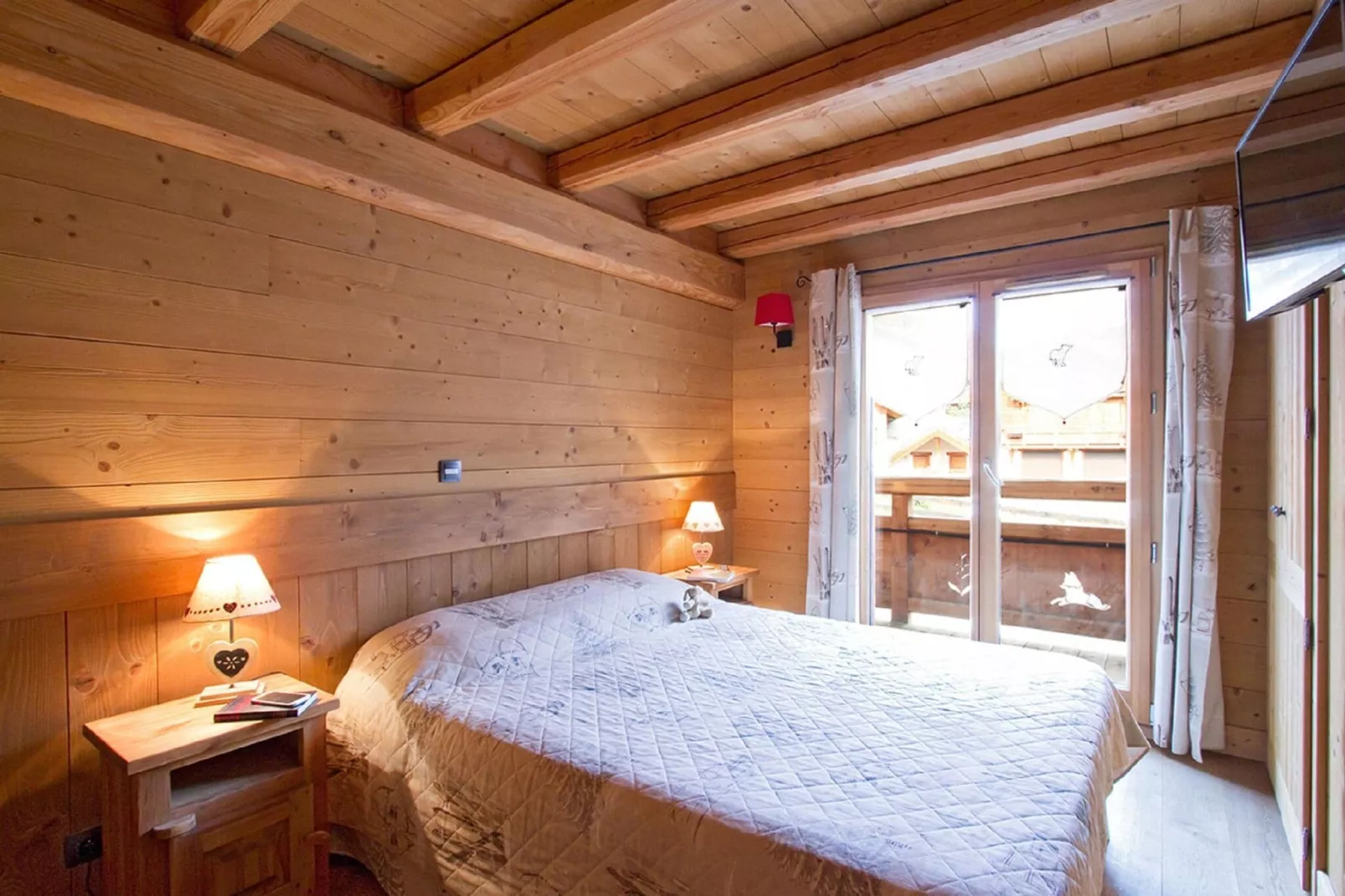 Chalet Le Loup Lodge-Slaapkamer