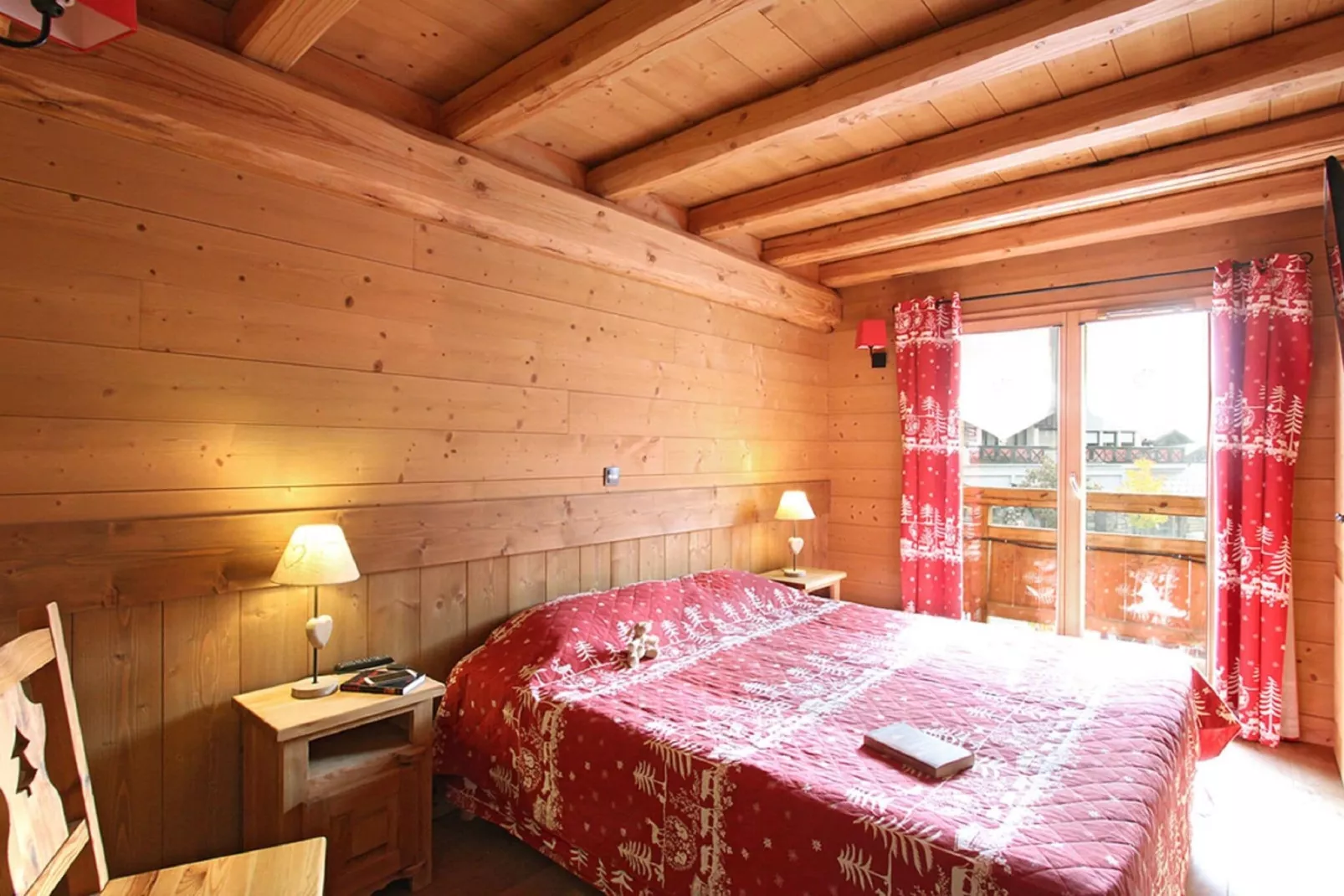 Chalet Le Loup Lodge-Slaapkamer