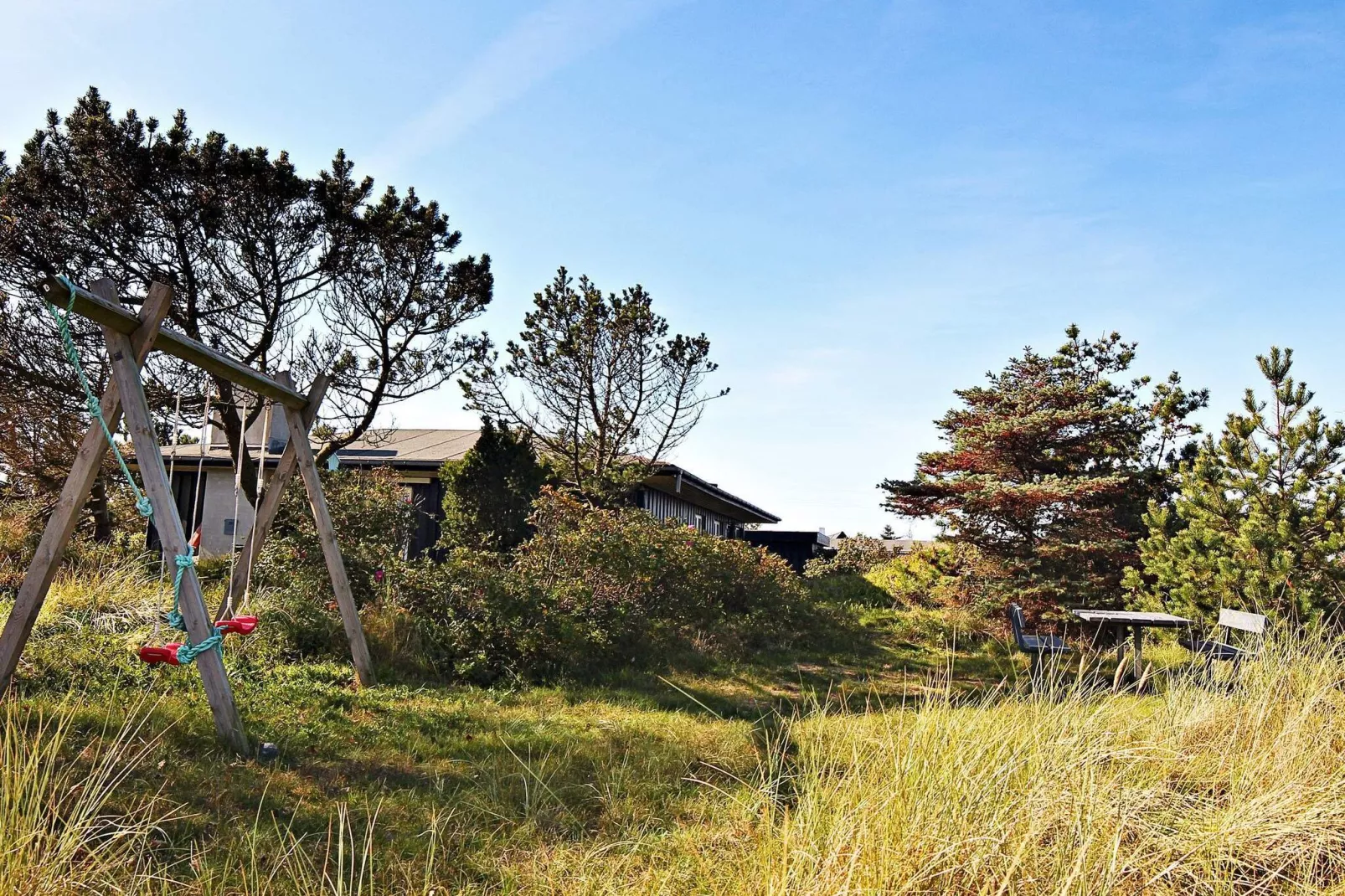 Schilderachtig vakantiehuis bij Hvide Sande met terras-Uitzicht