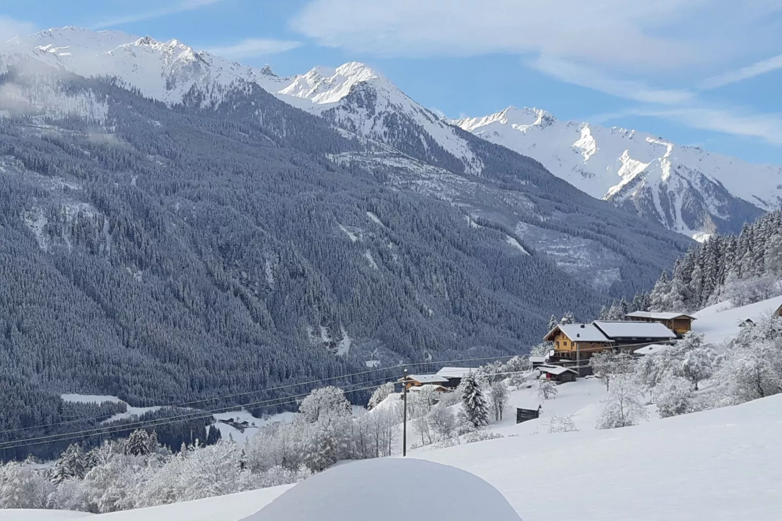 Käferhof Bramberg am Wildkogel-Uitzicht winter