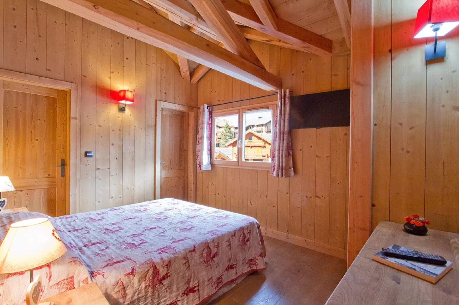 Chalet Le Renard Lodge-Slaapkamer