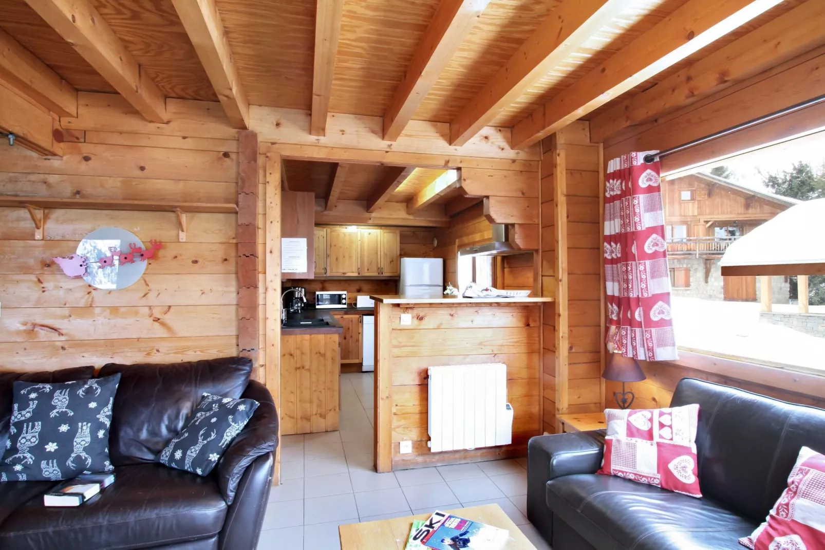 Chalet Soleil Levant-Woonkamer