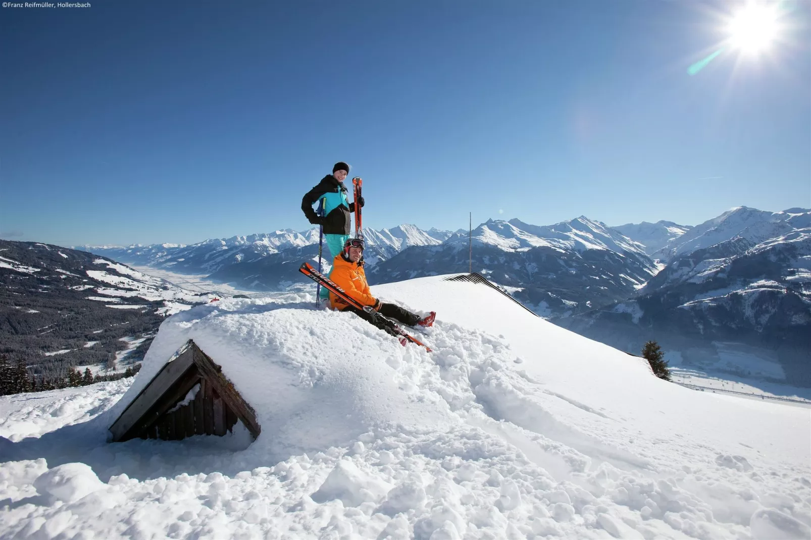 Residenz Hollersbach Top 8-Gebied winter 1km