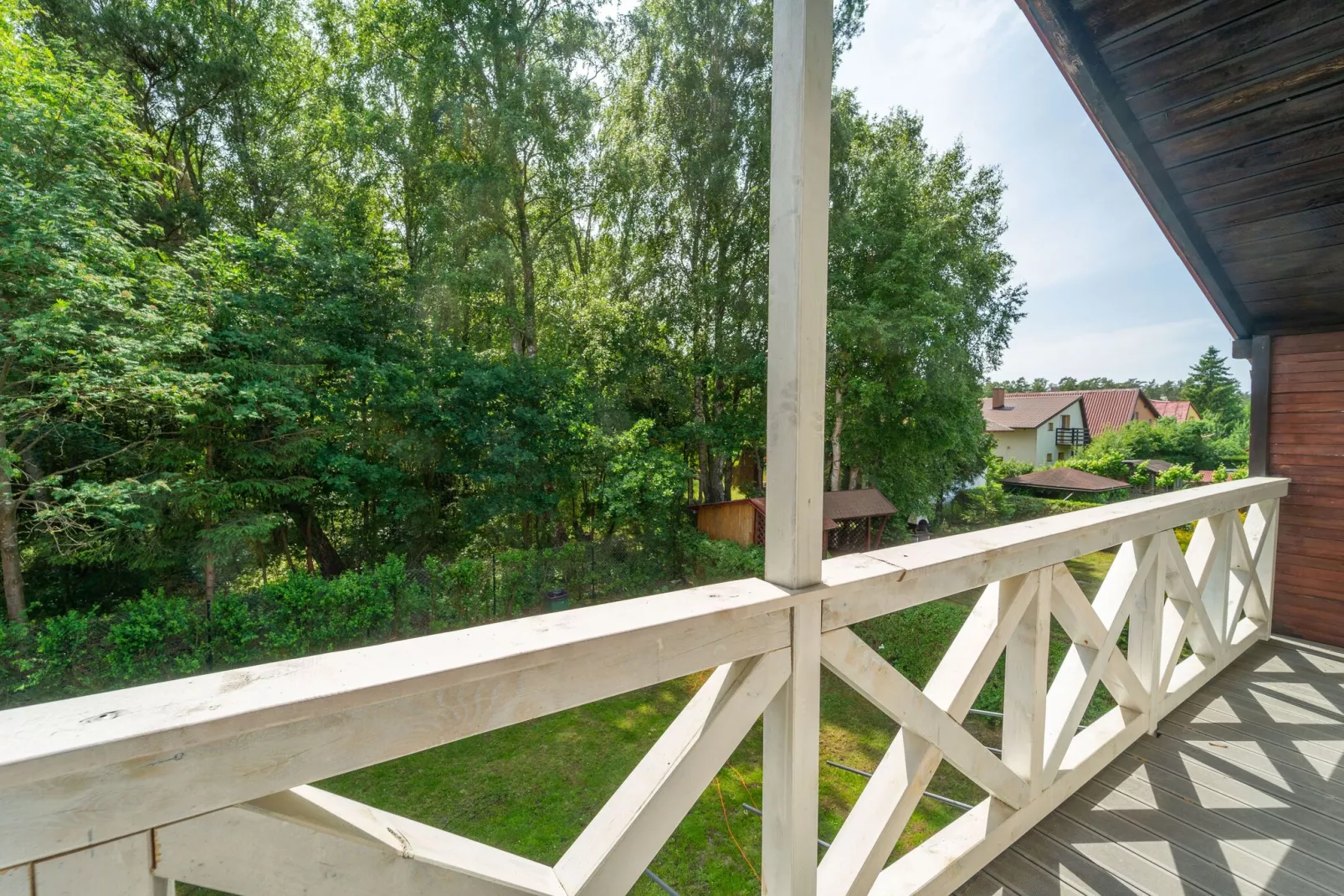 Holiday home Sledzik Rowy-Terrasbalkon