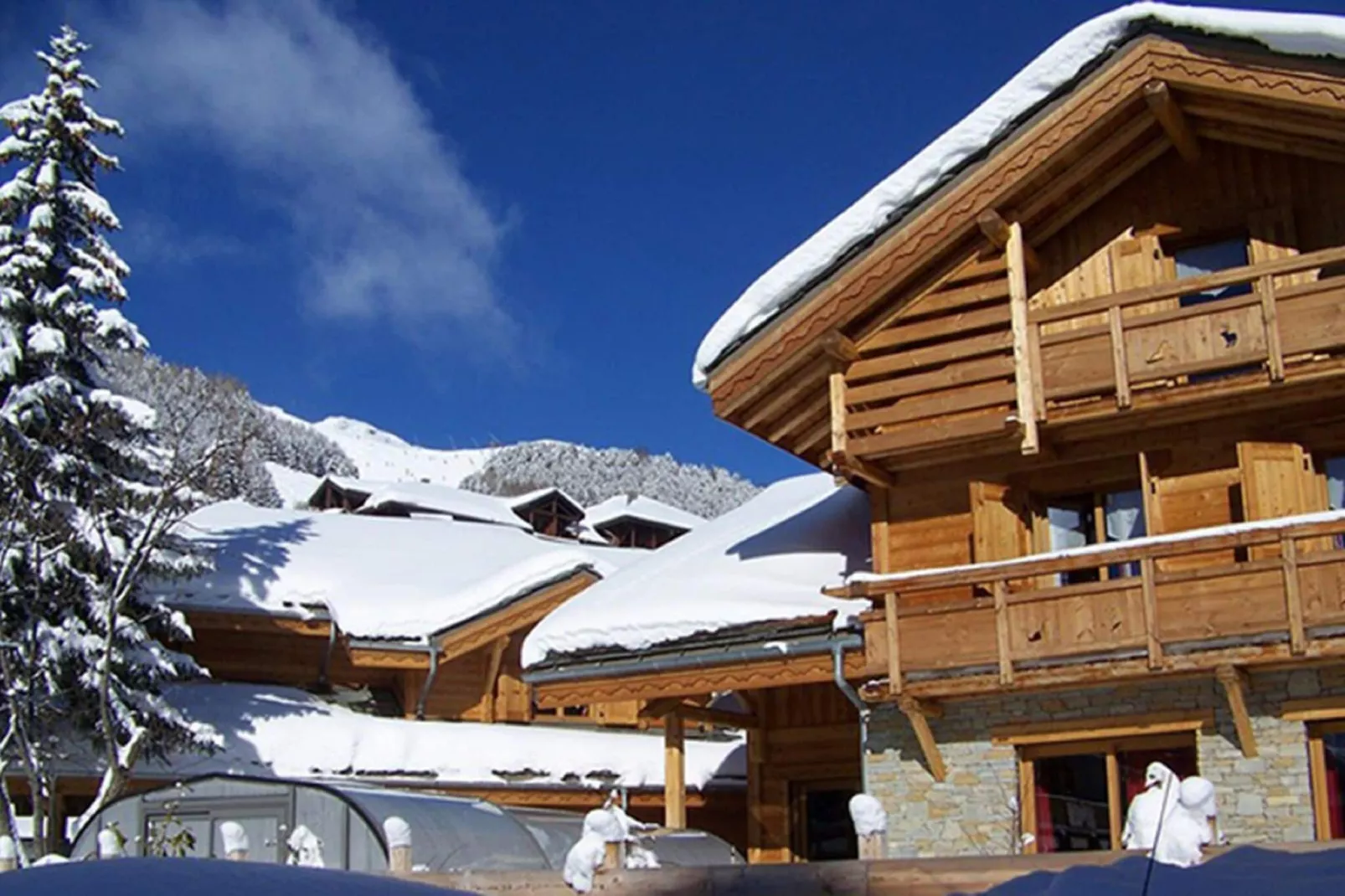 Chalet Le Prestige Lodge-Exterieur winter
