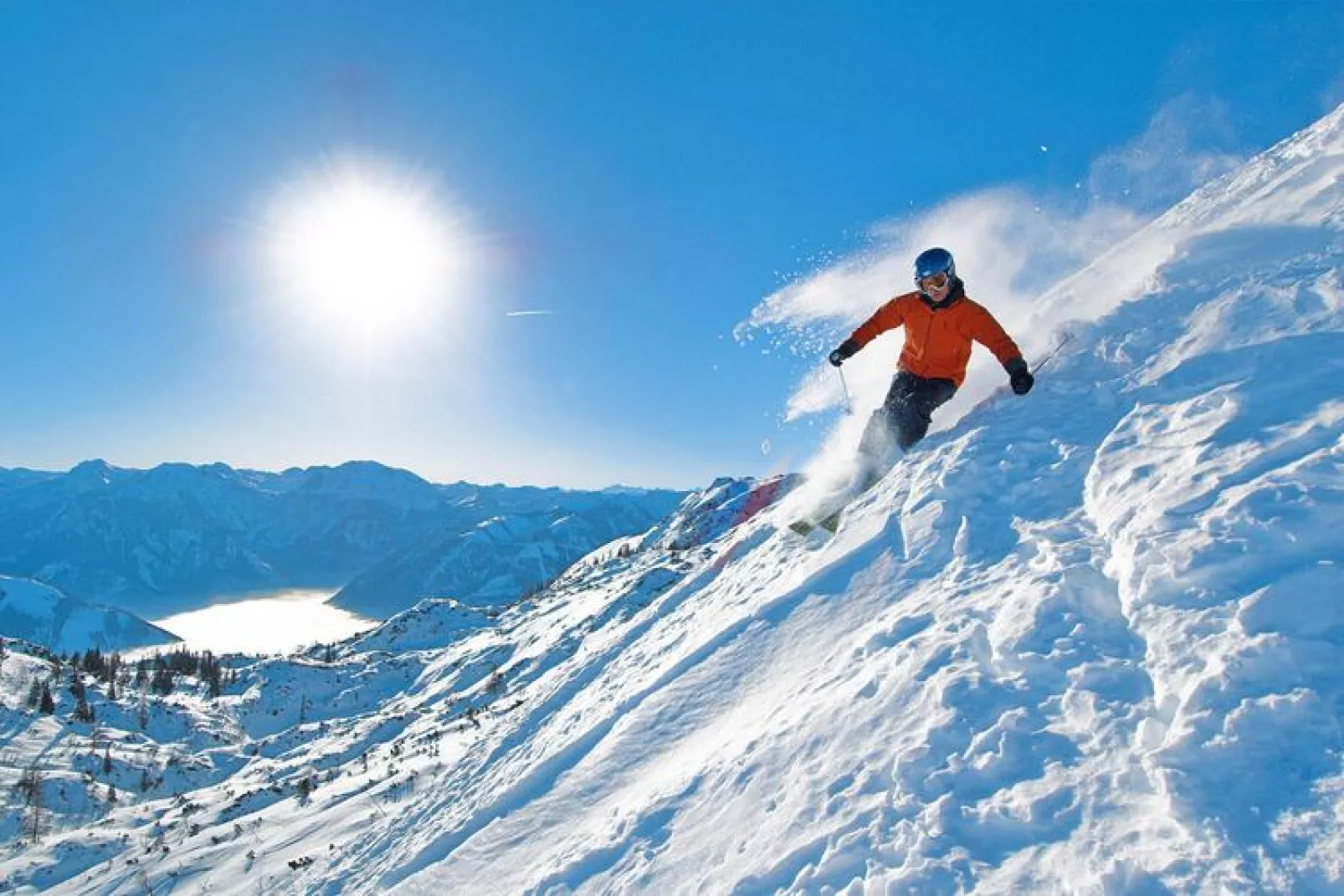 Hüttenresort Feuerkogel-Gebieden zomer 5km