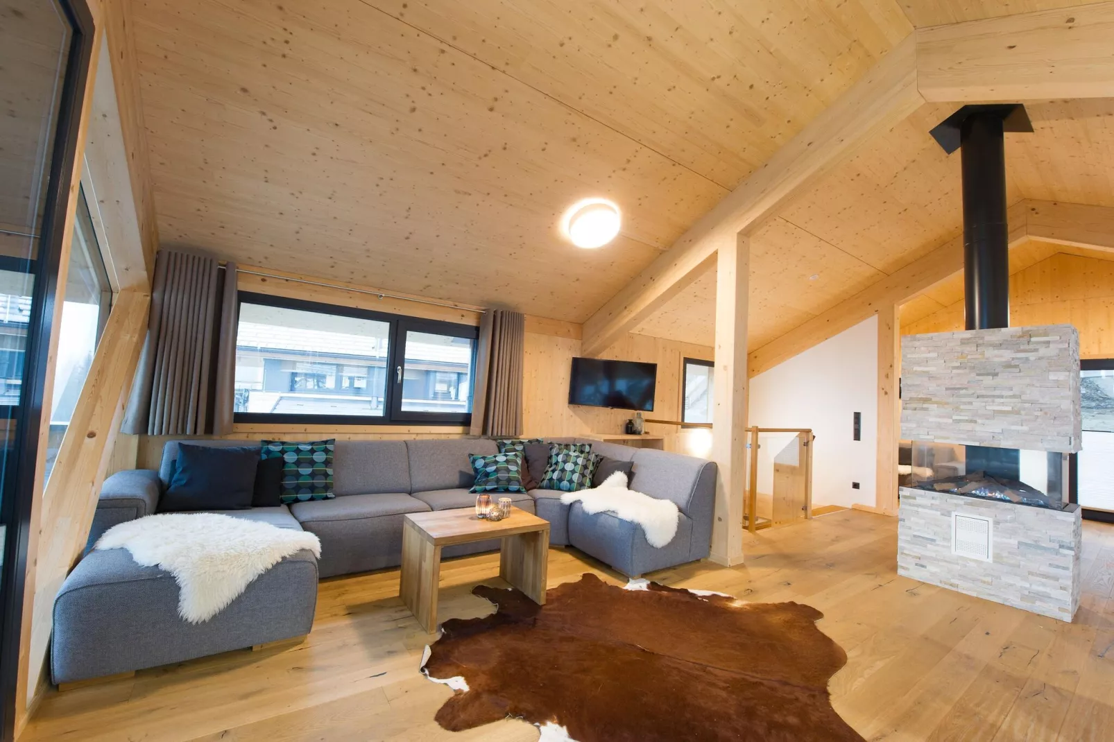 Alpenchalets Reiteralm 11-Woonkamer