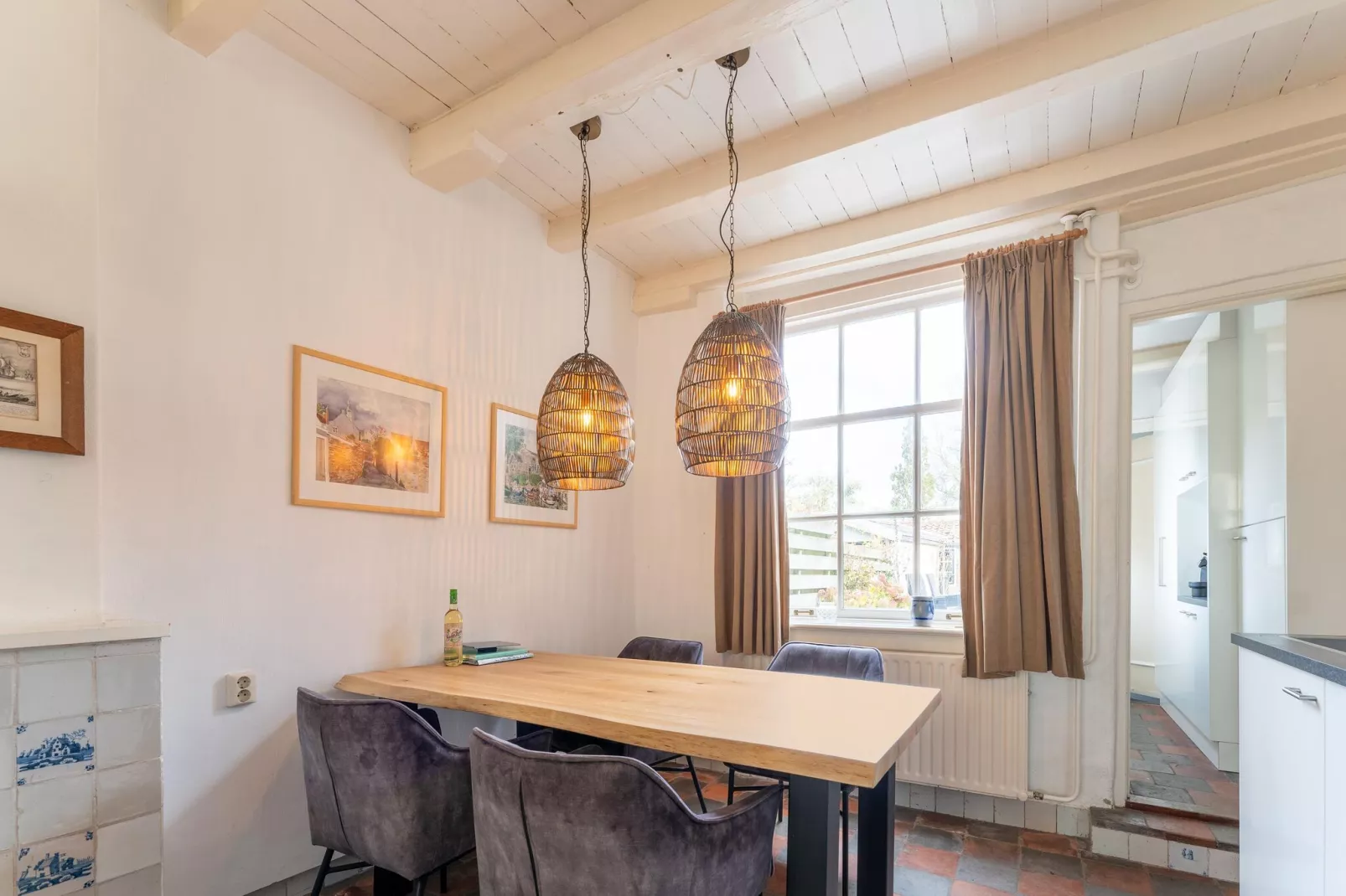 Vissershuisje Veere-Eetkamer