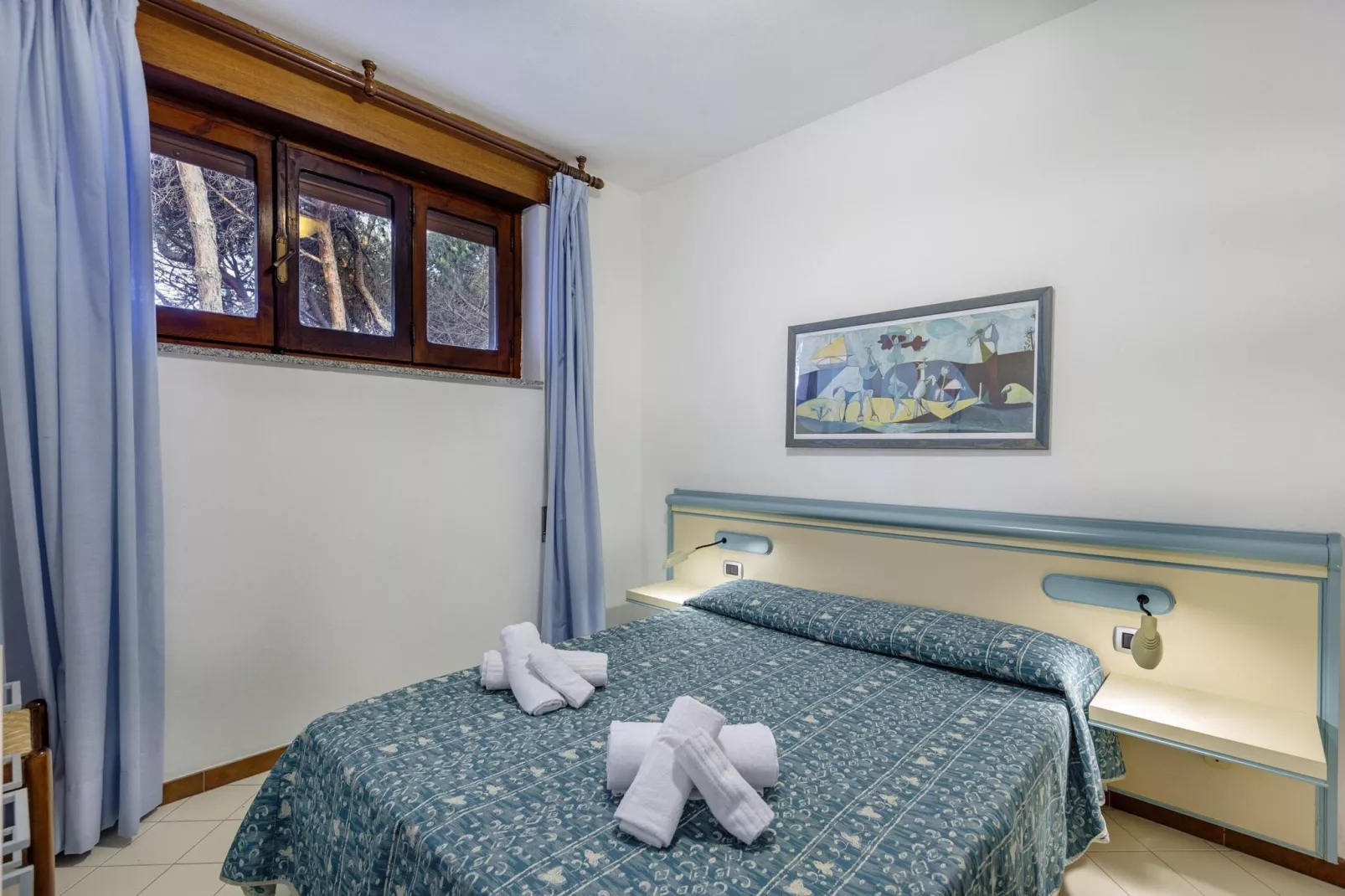 Holiday residence Baia Verde Valledoria - 1 bedroom Gold-Slaapkamer