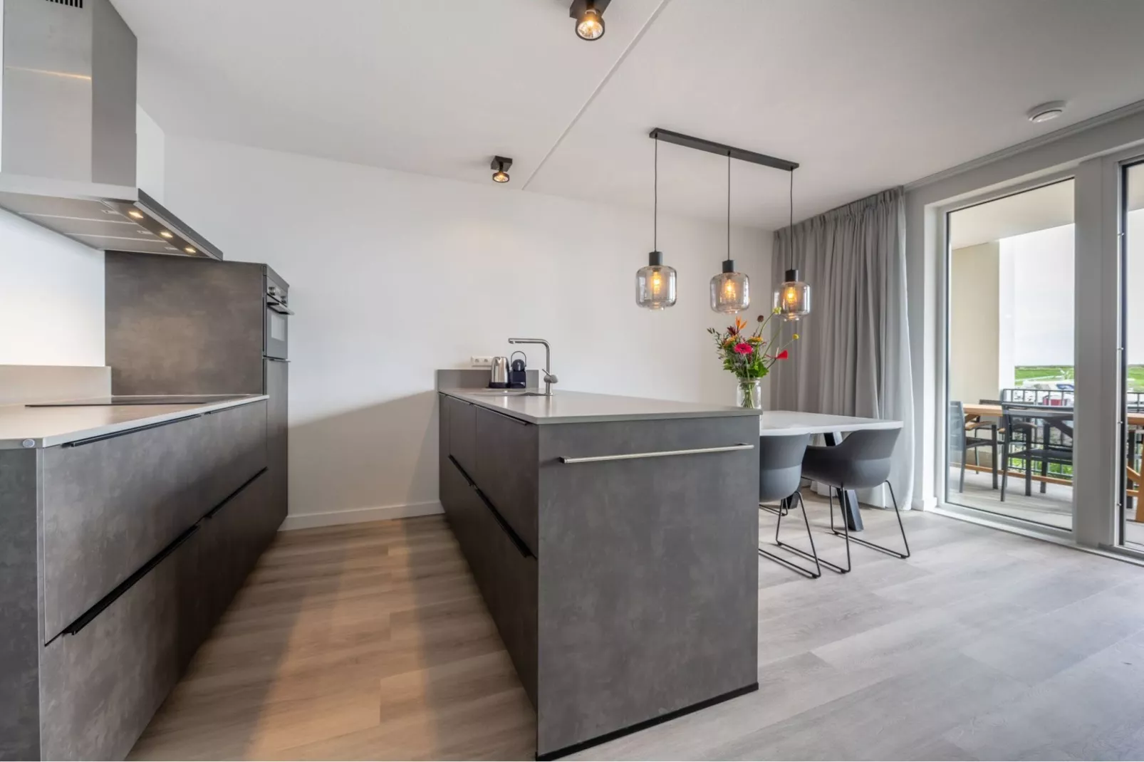 Harbour Loft 1i Résidence Marina havenzicht-Keuken