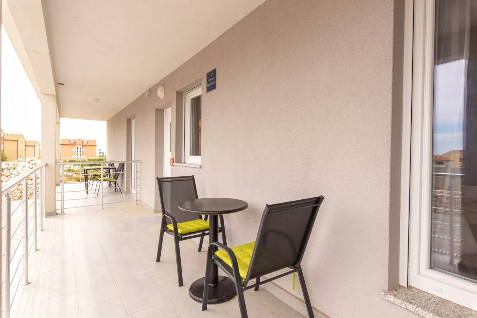 Apartments Sun-Mauro II-Terrasbalkon