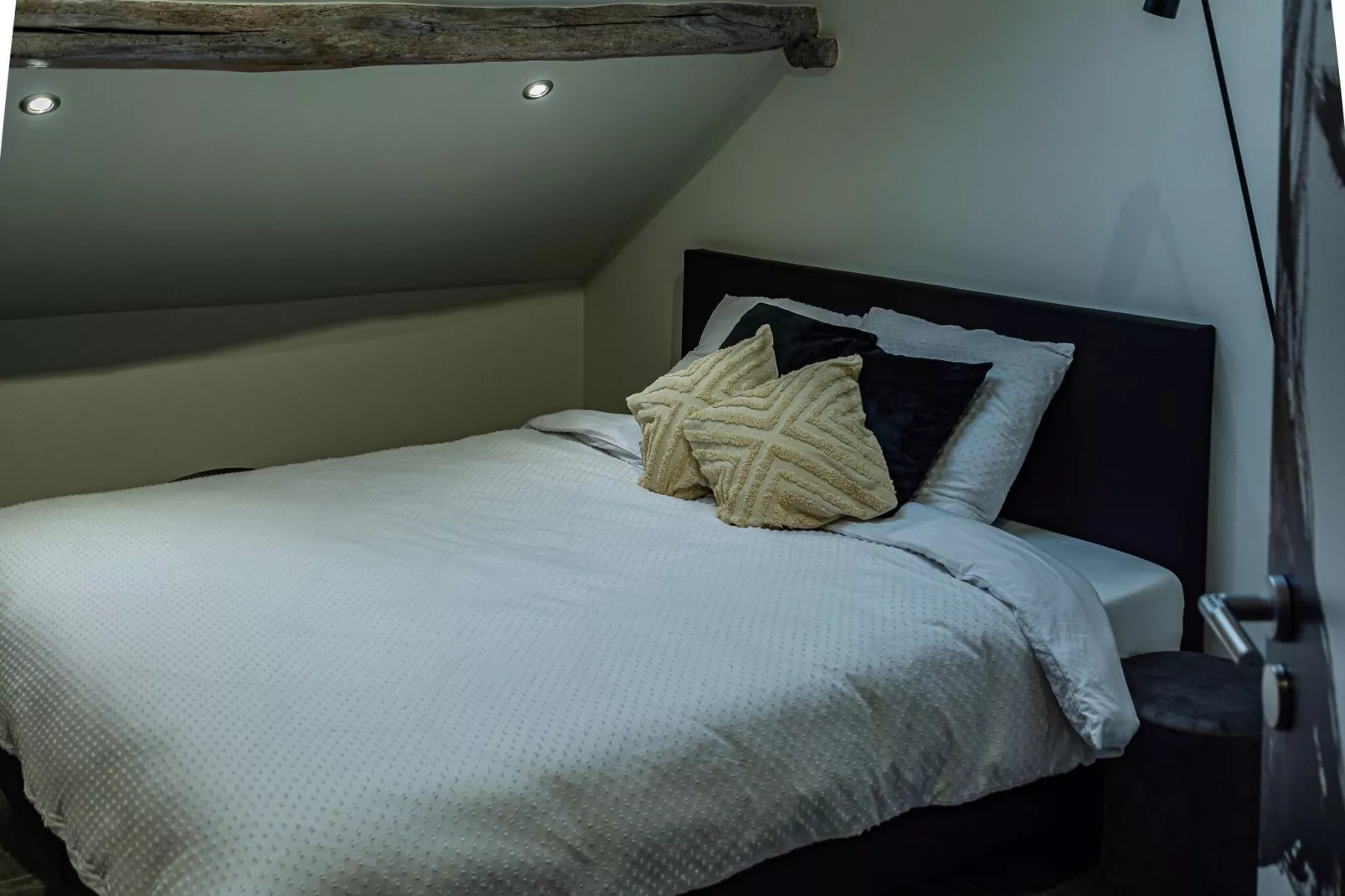 Schitterend vakantiehuis in Aywaille met een privéterras-Slaapkamer