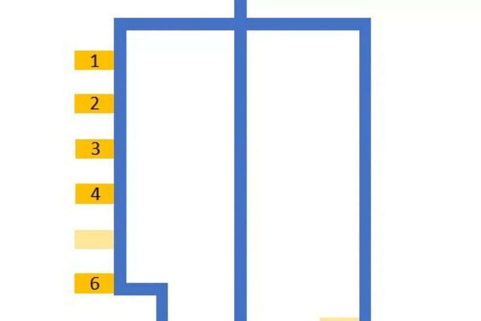 Hausboot Family & Friends  Hund LP2 / 1-2 Personen-Plattegrond