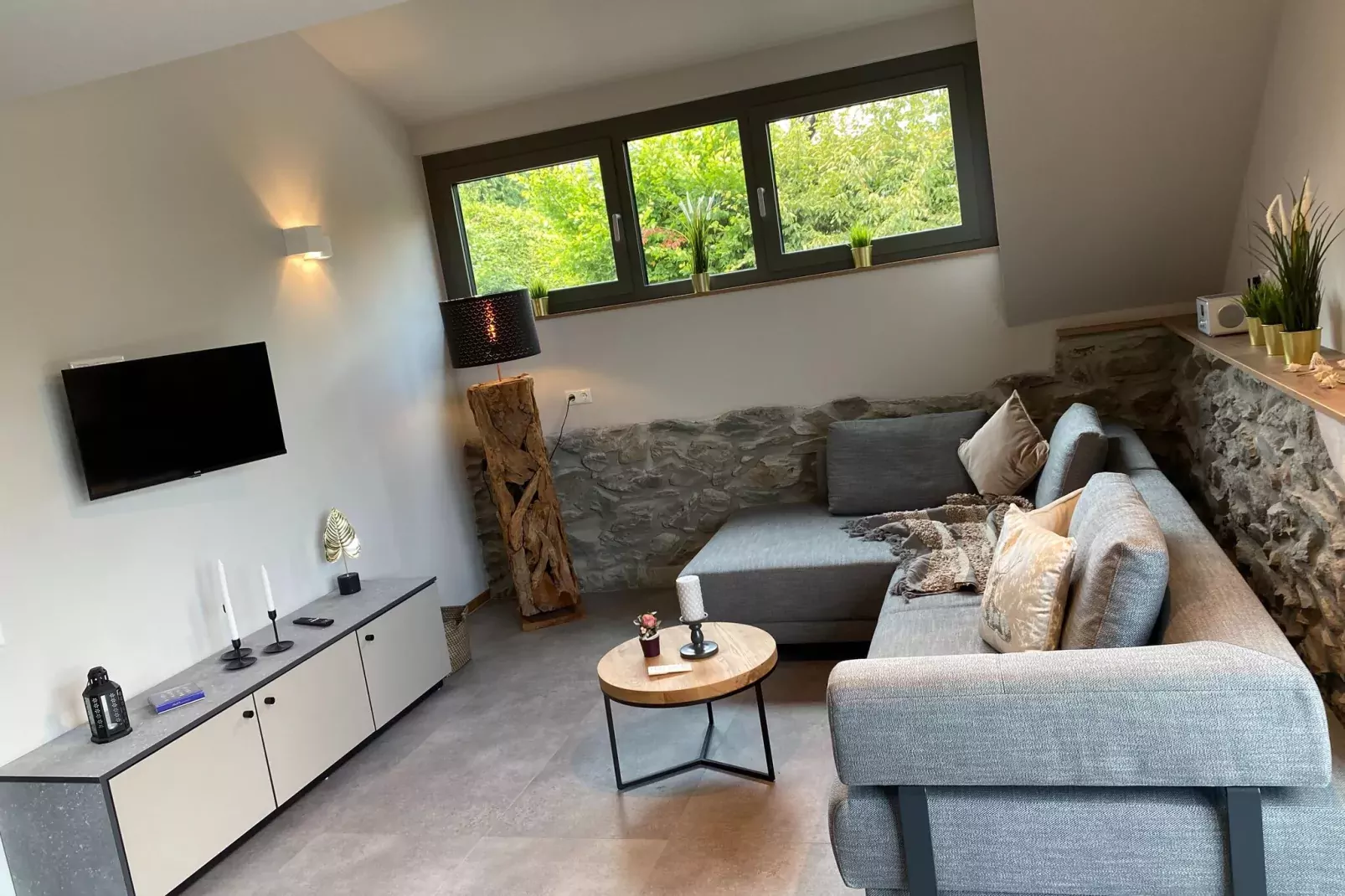 FeWo in Monschau Zimmermanns 2 in Monschau-Mützenich - Woonkamer