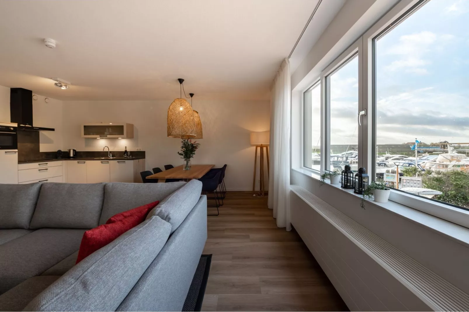 Harbour Loft 1N Résidence Marina polderzicht-Uitzicht zomer