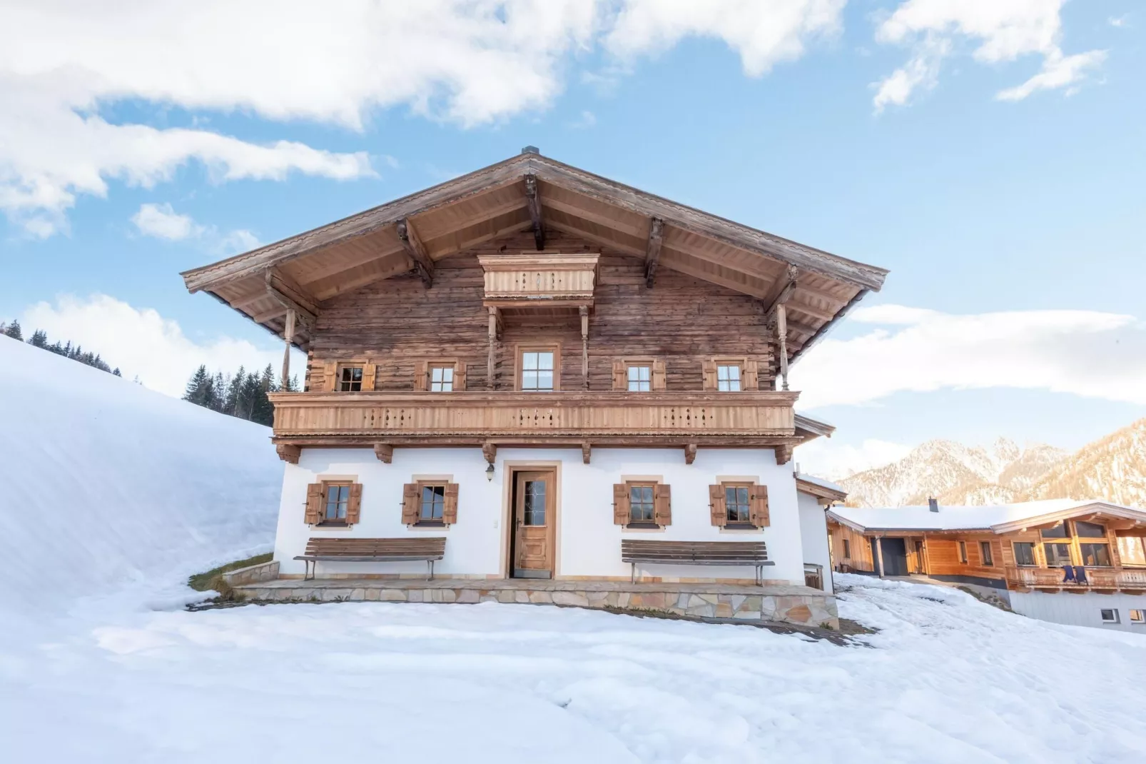 Bauernhaus Hochfilzen-Exterieur winter