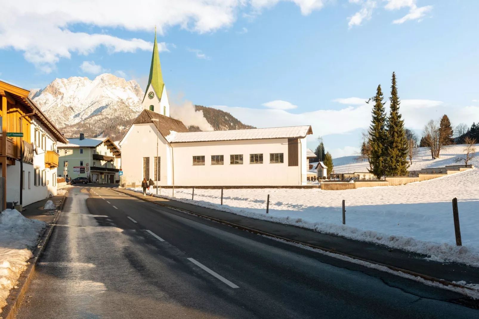 Bauernhaus Hochfilzen-Gebied winter 20km