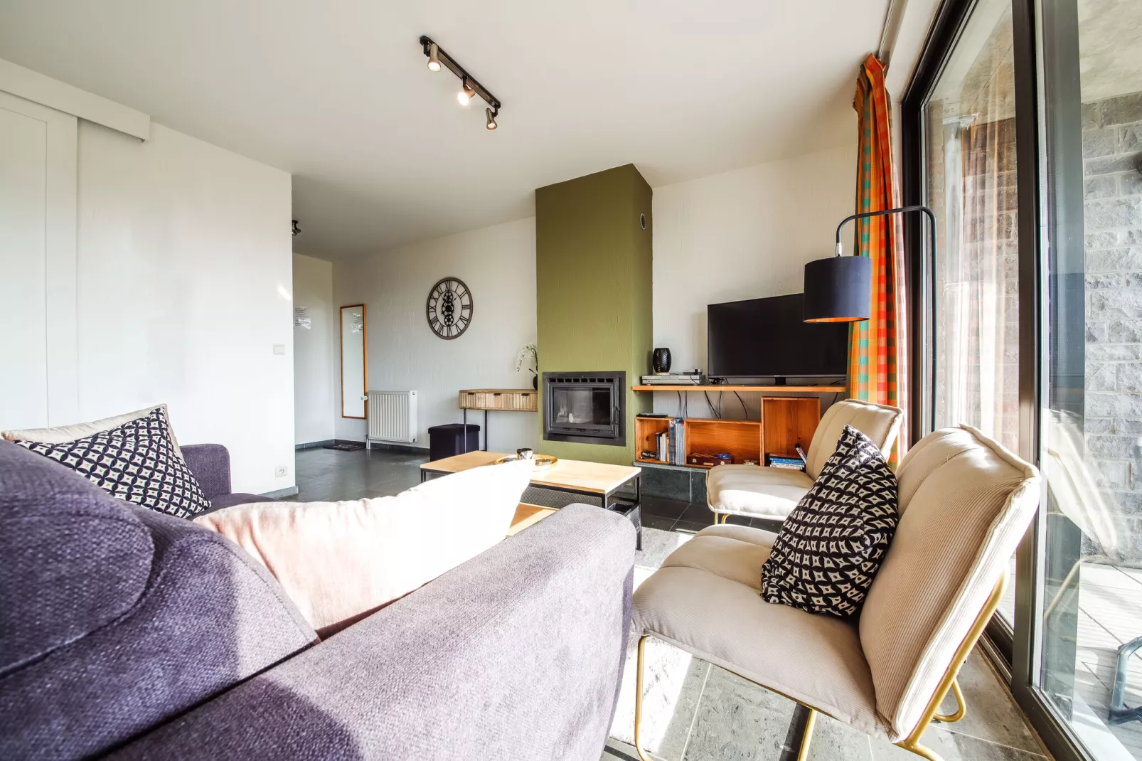 Castel 'Golf' Appart 4 Pers-Woonkamer