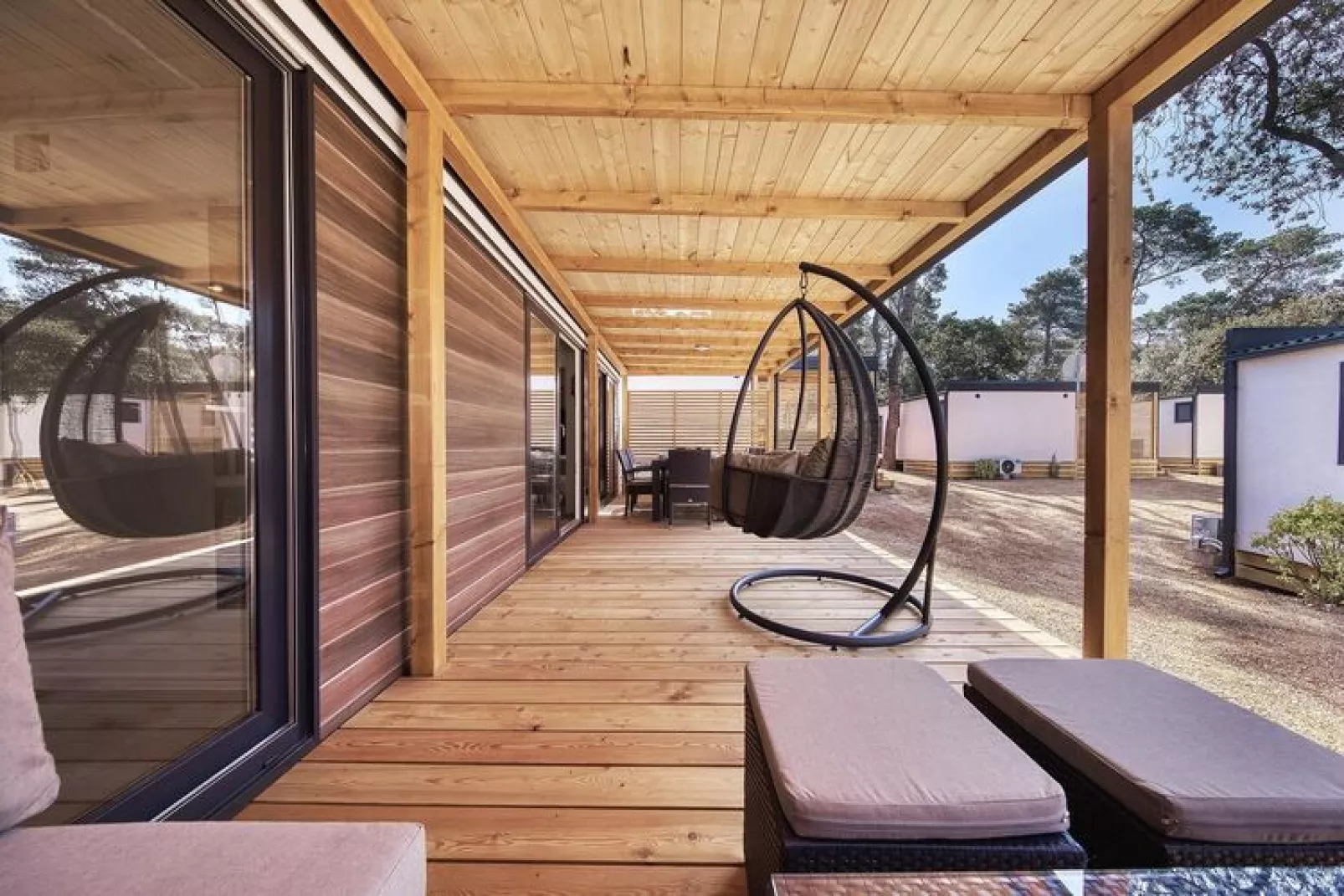 Mobile Homes in Camping Park Soline - Biograd - Type Glamping Deluxe 32 qm-Terrasbalkon