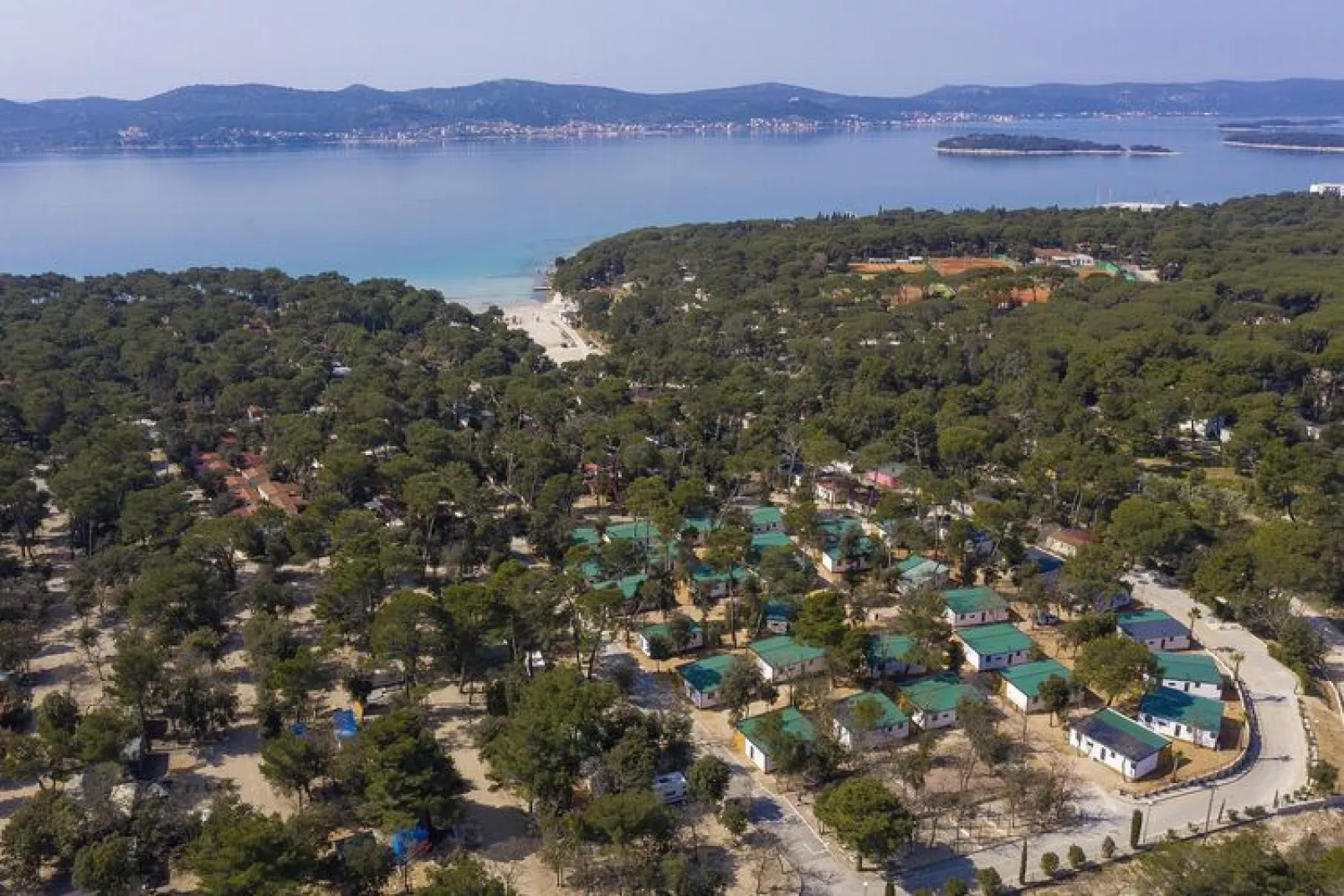 Mobile Homes Soline Biograd-Dalmatia Glamping Deluxe 32 qm-Uitzicht zomer