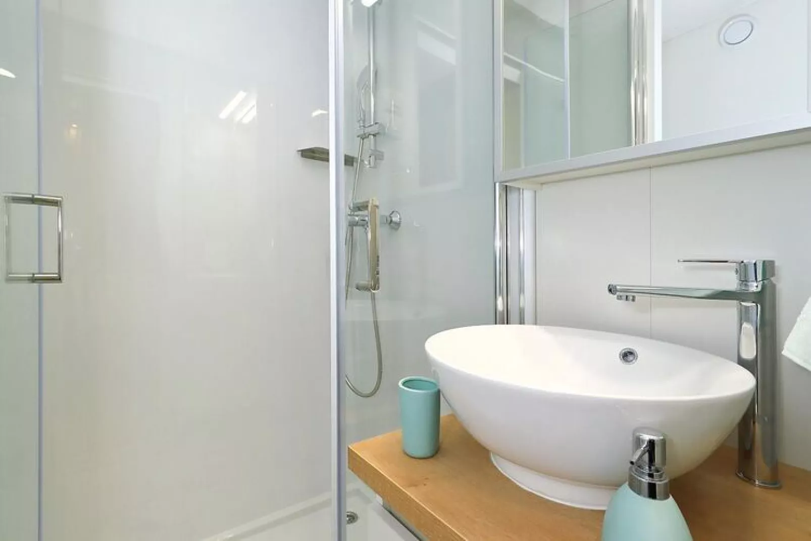 Mobile Homes in Camping Park Soline - Biograd - Type Glamping Deluxe 32 qm-Badkamer