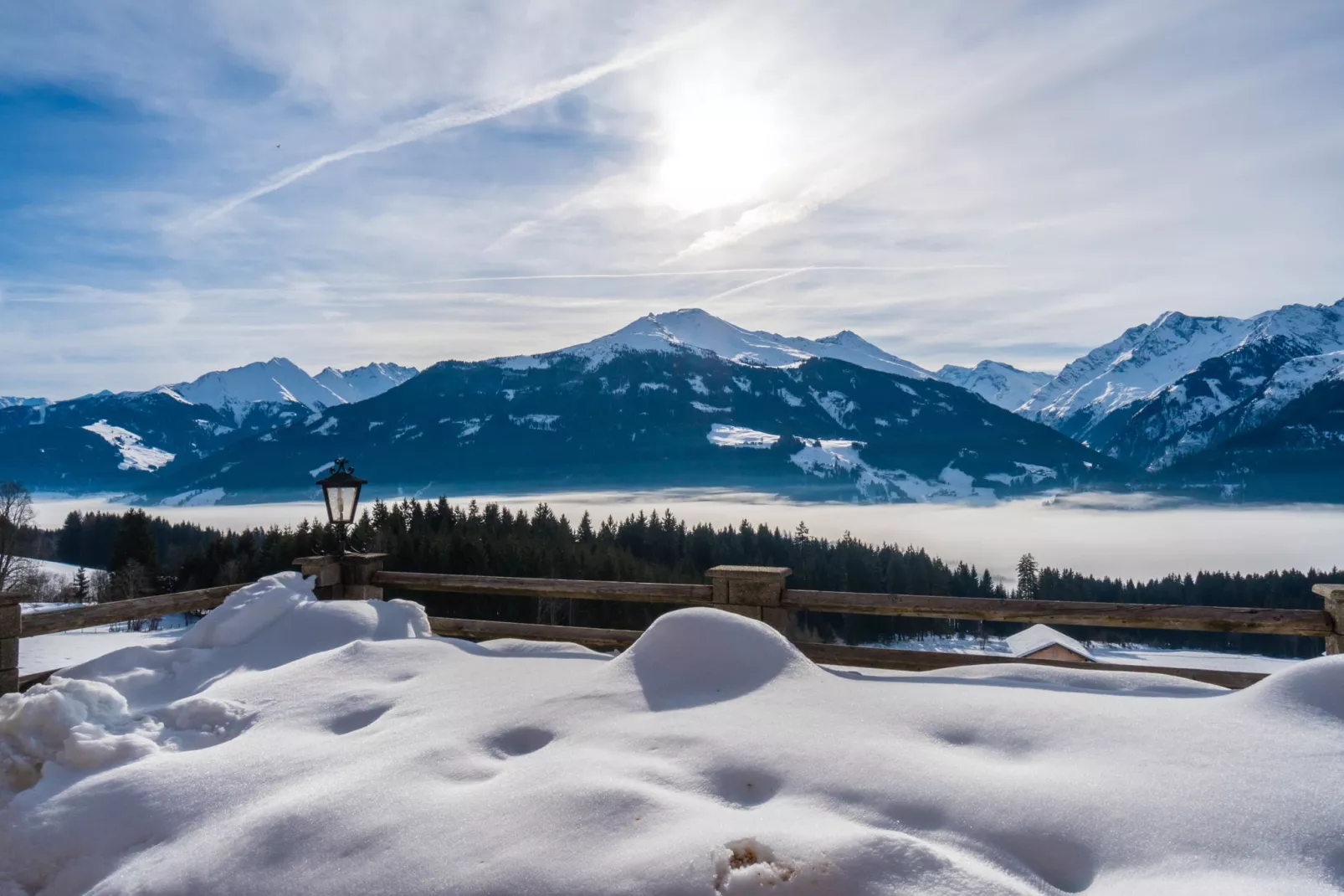 Entleitenhof xl-Uitzicht winter