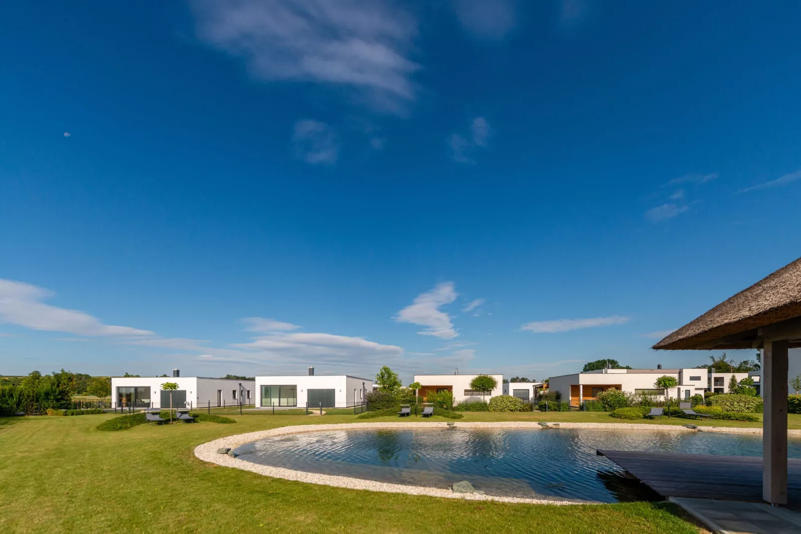 Modern appartement in Lutzmannsburg met zwemvijver en tuin-Zwembad