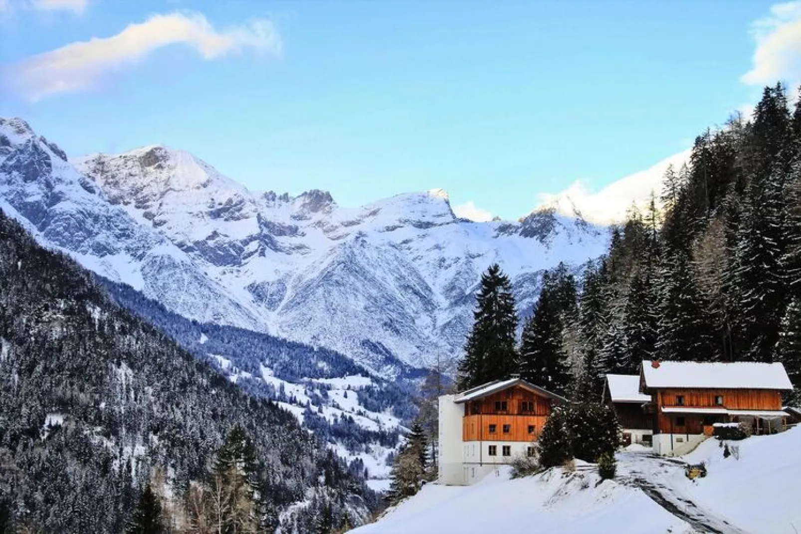 Bergappartements Schernthaner Tobadill-Exterieur winter