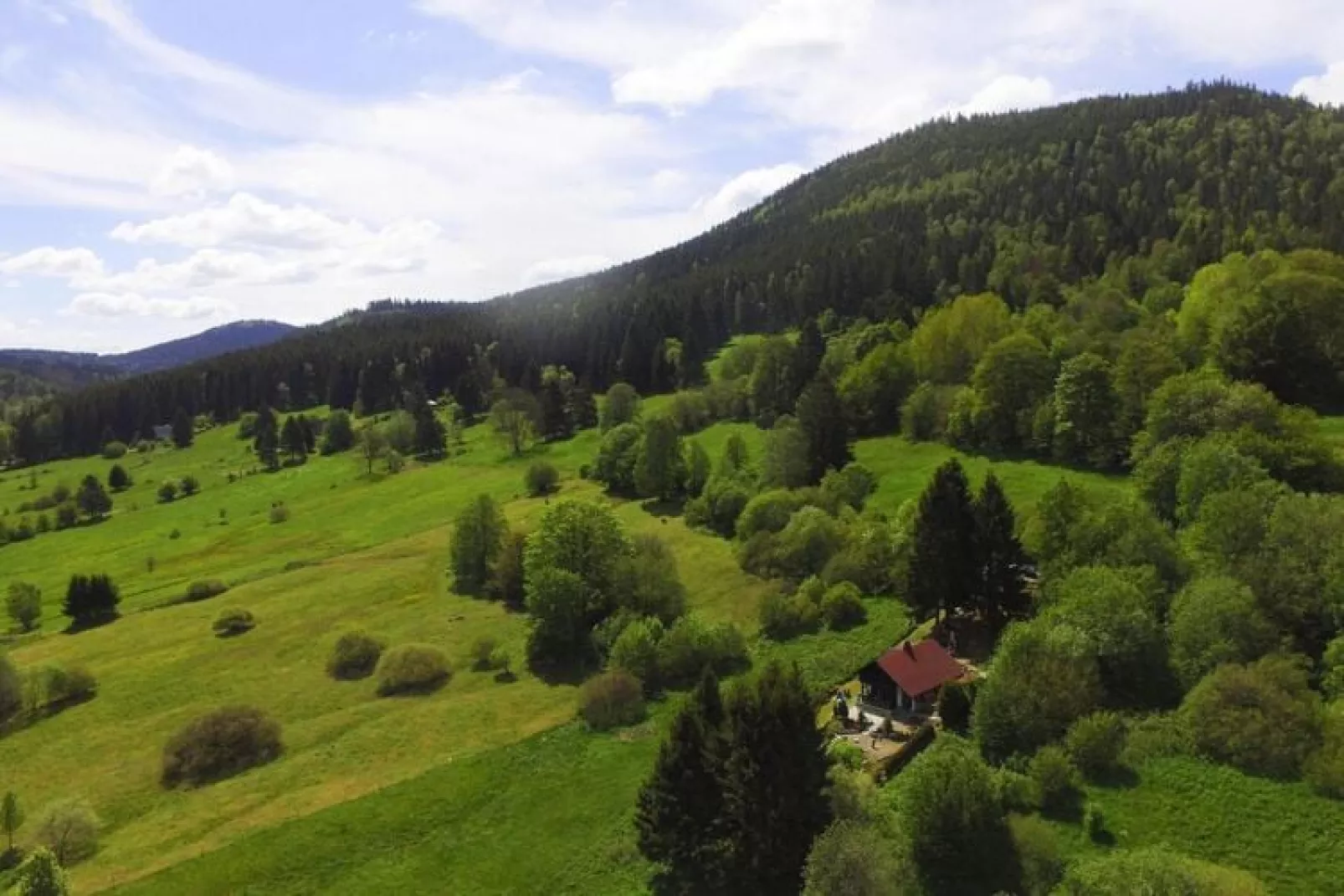 Am Hermannsberg-Gebieden zomer 20km