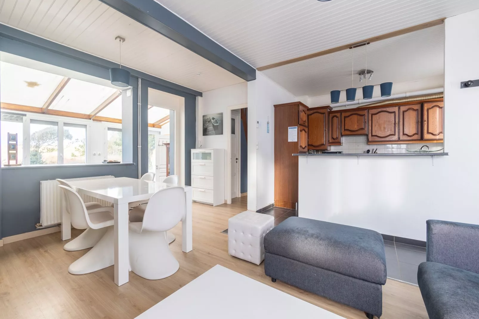 Magnifique maison de vacances pour 6 adultes-Woonkamer