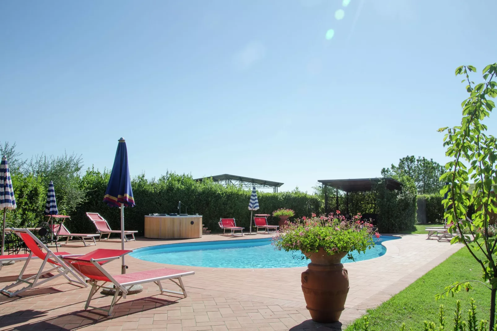 Casa Vacanze Podere Settefrati - Montaione-Zwembad