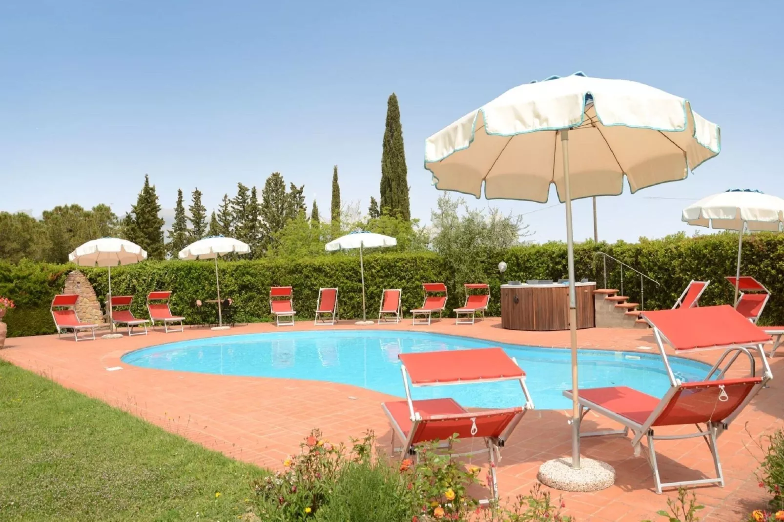 Casa Vacanze Podere Settefrati - Montaione-Zwembad