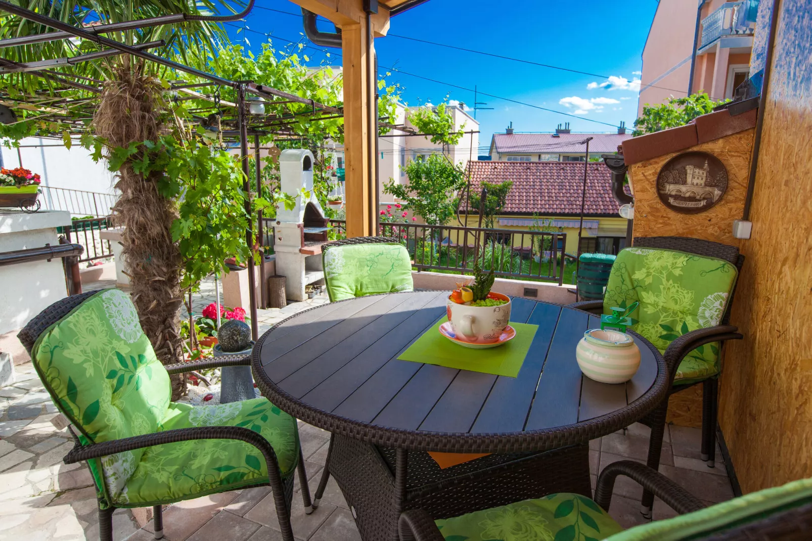 Holiday Home Borna-Terrasbalkon